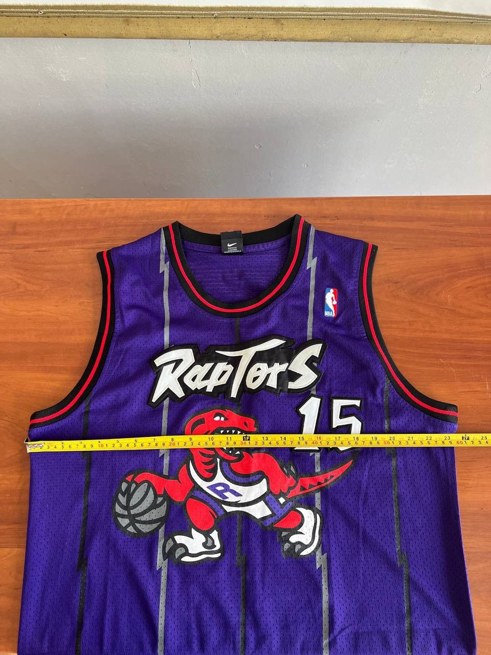 NBA 1998/99 NBA TORONTO RAPTORS #15 CARTER BASKETBALL JERSEY XL Size US XL / EU 56 / 4 - 12 Thumbnail