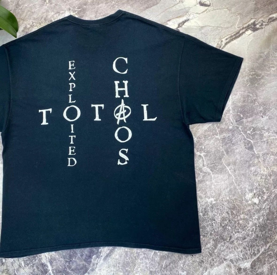 Band Tees × Vintage The Exploited Total Chaos Vintage 1998 T shirt Punk Skull Size US XXL / EU 58 / 5 - 13 Thumbnail