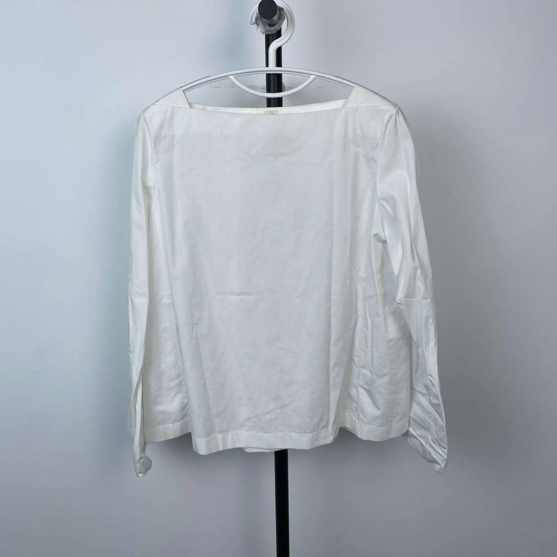 Hermes Hermes White Long Sleeve 38 Size S / US 4 / IT 40 - 2 Thumbnail