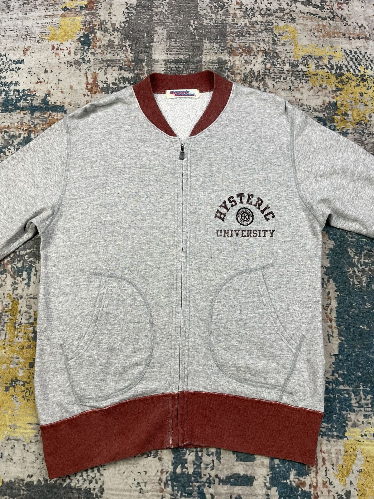 Hysteric Glamour Vtg 90s Hysteric Glamour University Zipper Sweatshirt Size US S / EU 44-46 / 1 - 5 Thumbnail