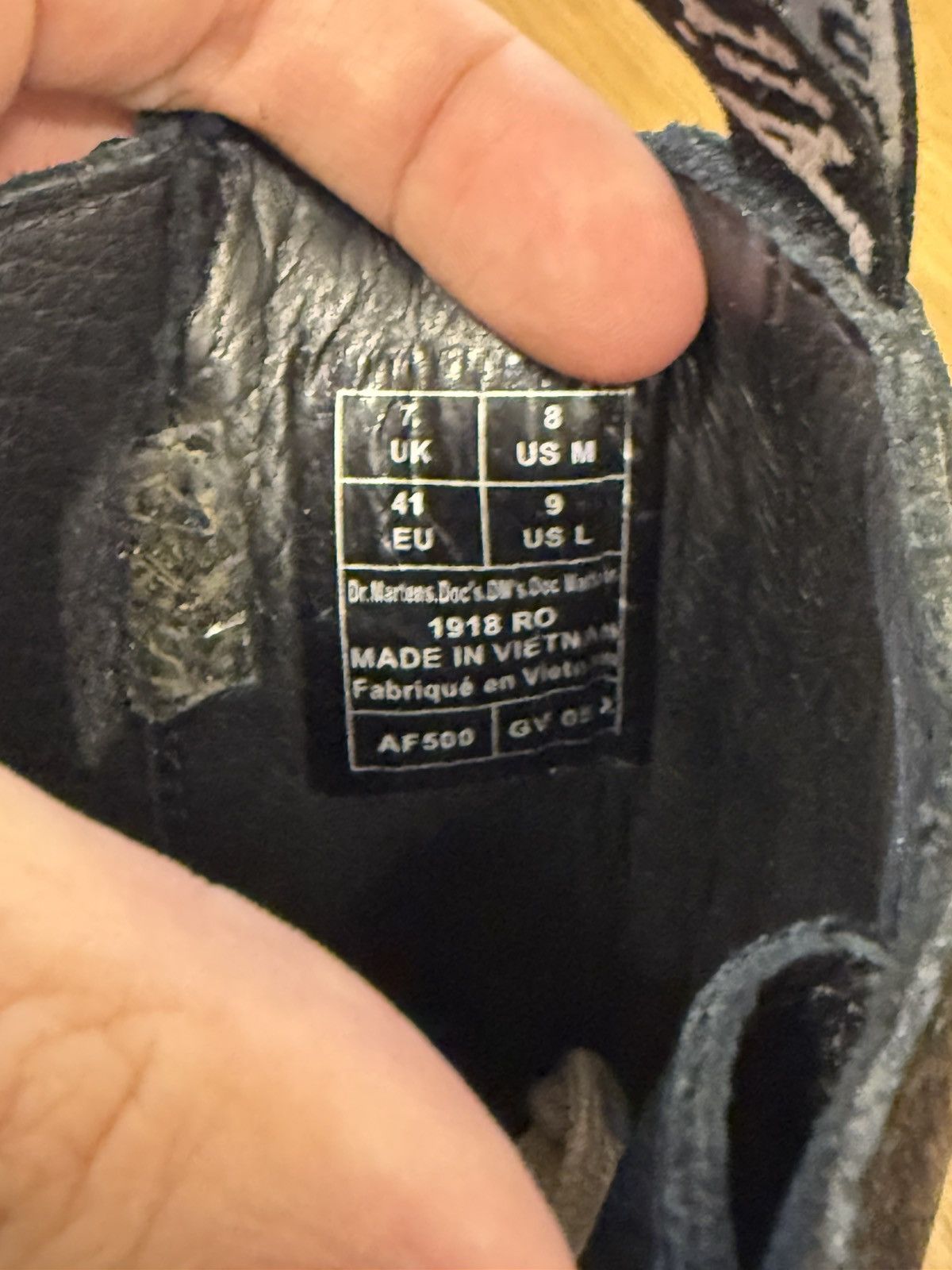 Dr. Martens × Rick Owens Rick Owens x Dr.Martens 1918 Boot Size US 8 / EU 41 - 3 Thumbnail