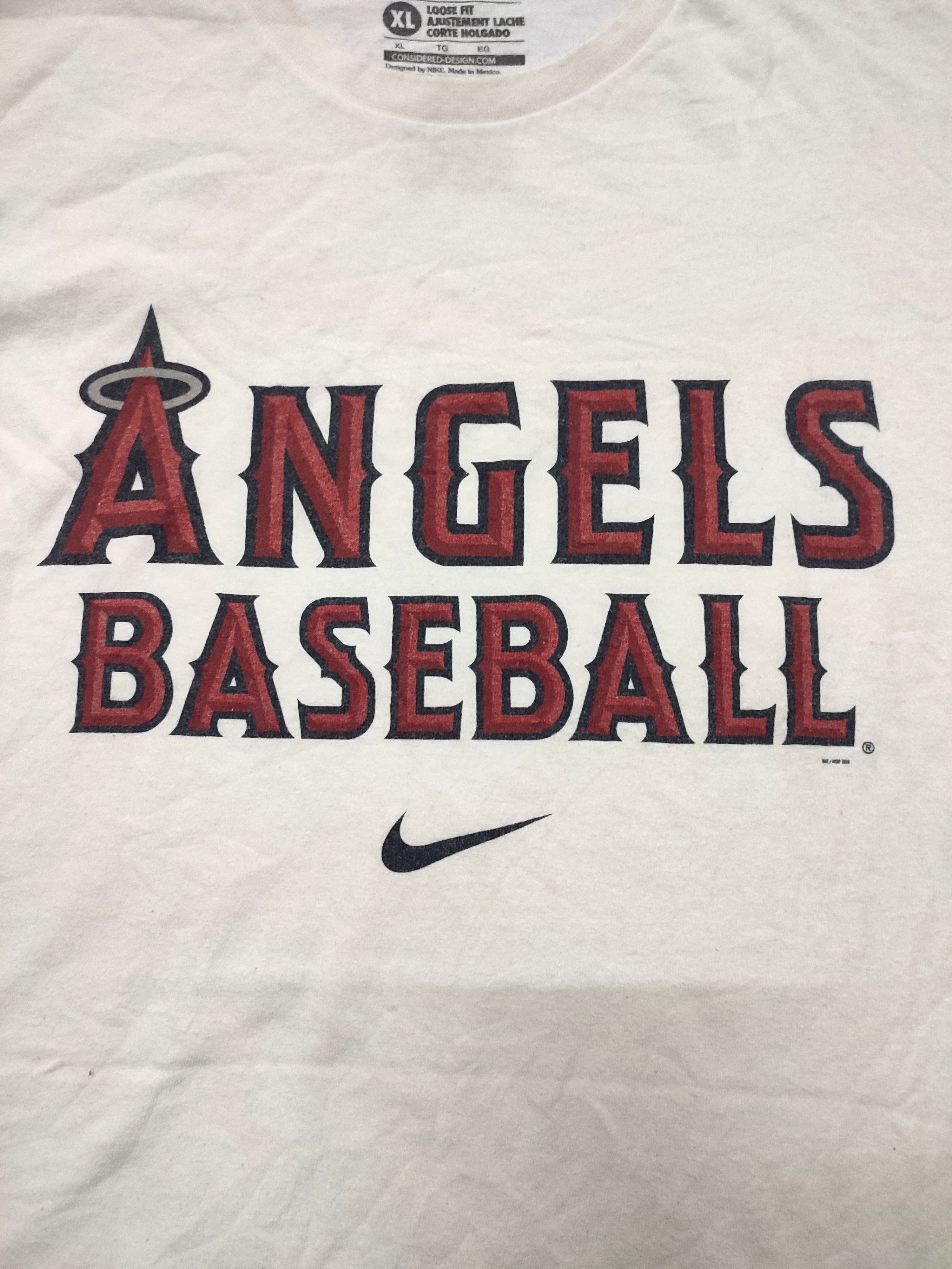 Nike 💥Y2K💥 Nike Team Angles Baseball Tee Size US XL / EU 56 / 4 - 2 Thumbnail