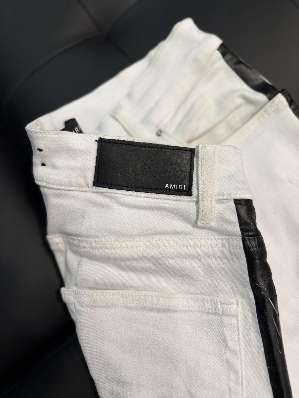 Amiri Size 30 - Amiri White Line Pants Jeans 100% Authentic Size US 30 / EU 46 - 9 Thumbnail