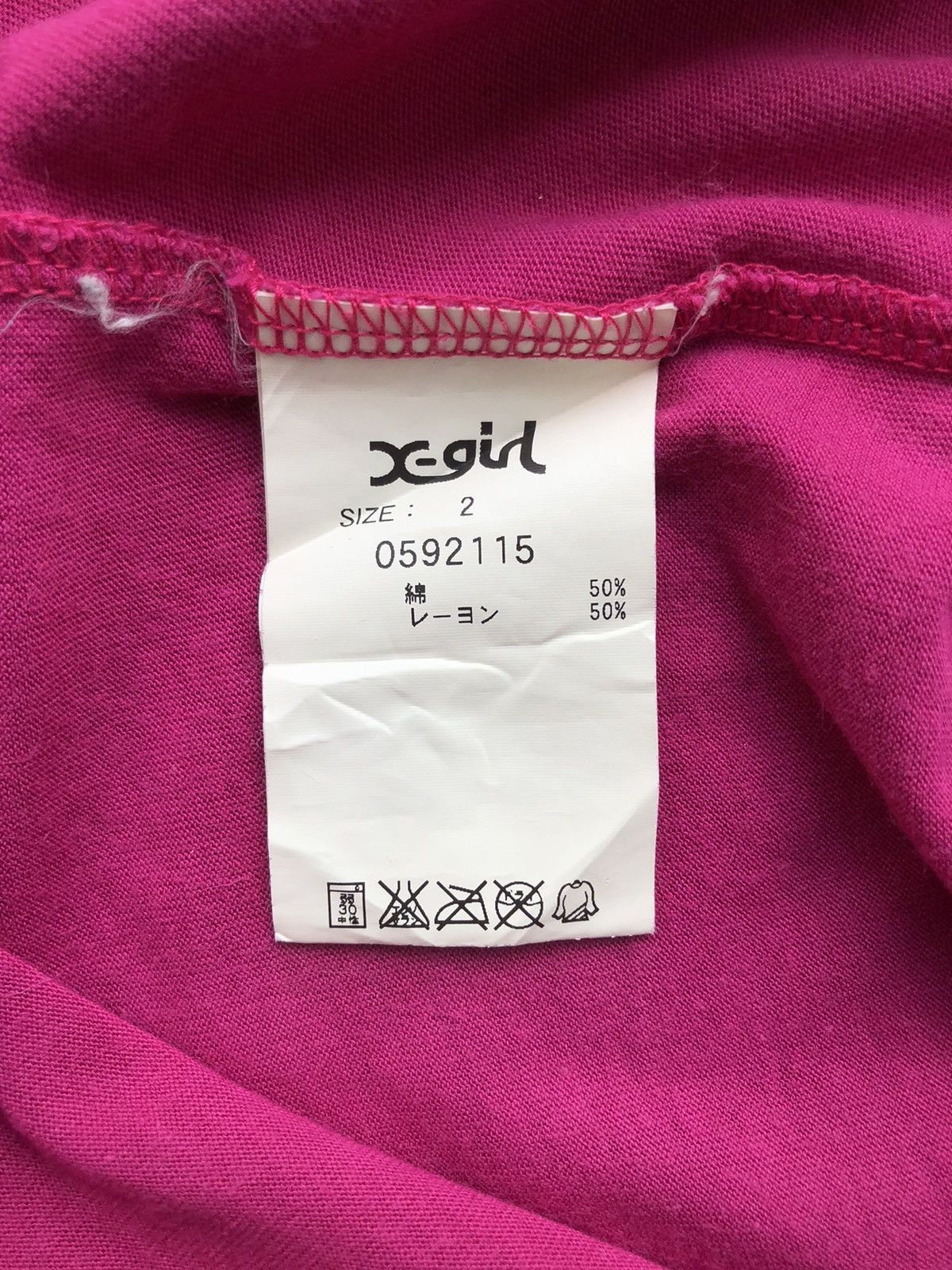 Japanese Brand X-girl Japan APOLLO Graphic Distressed Sleeve Style LEGIT Size M / US 6-8 / IT 42-44 - 14 Thumbnail