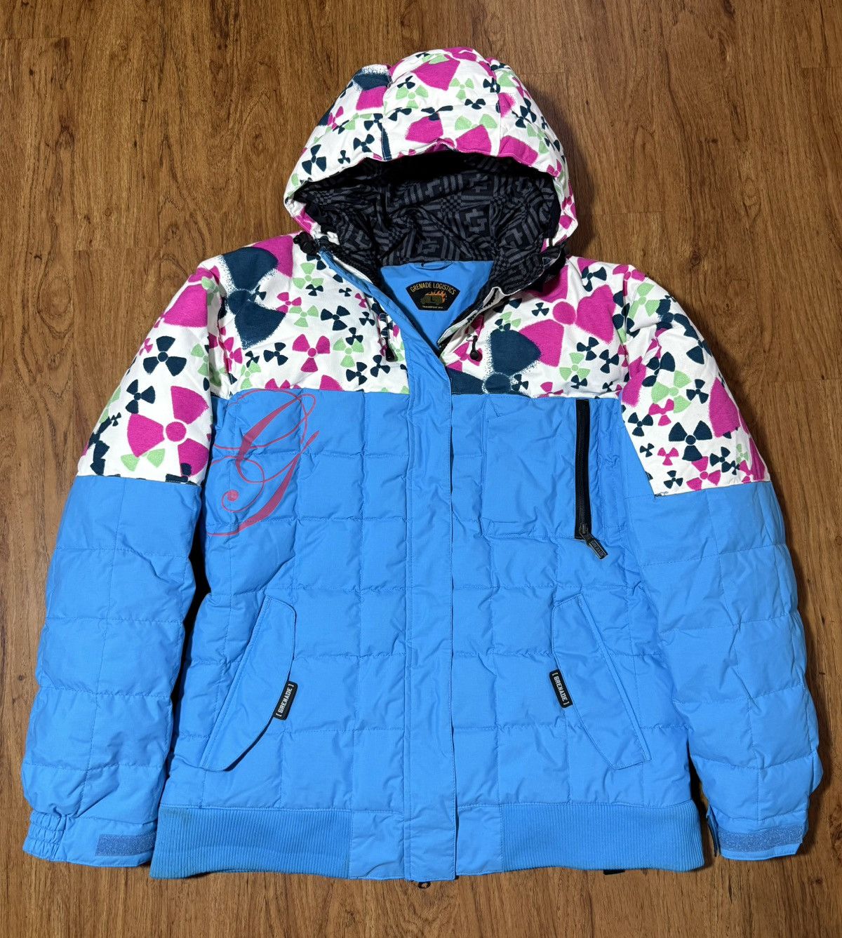 Grenade Vintage Y2K Grenade Logistics Jacket Down Ski Snow RARE Bio Size L / US 10 / IT 46 - 1 Thumbnail