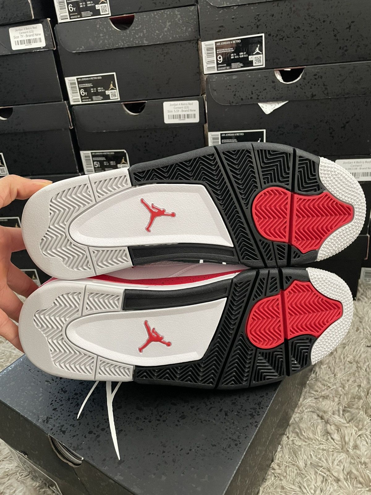 Jordan Brand Jordan 4 Red Cement Size US 10.5 / EU 43-44 - 8 Thumbnail