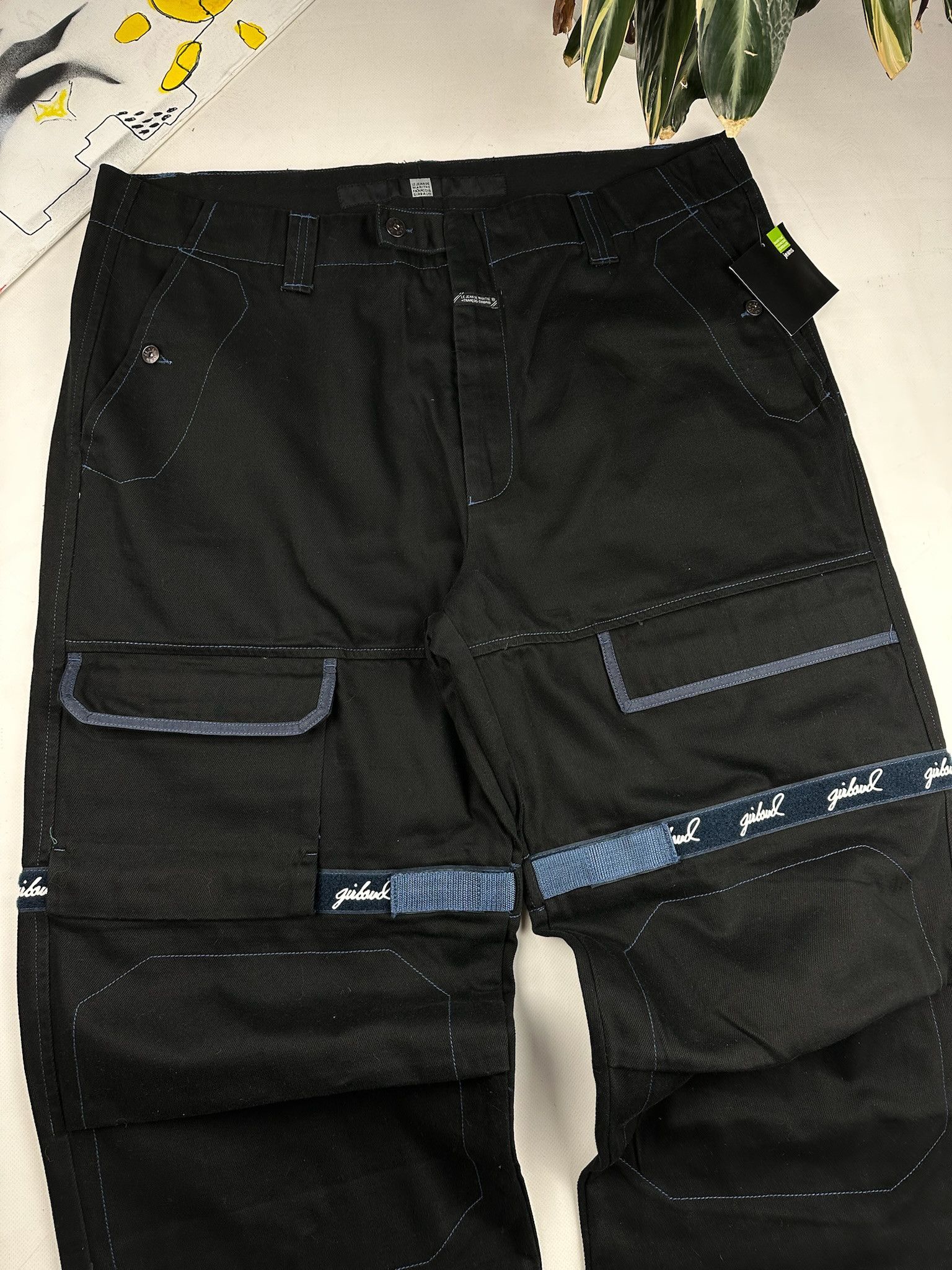 Marithe + Francois Girbaud Baggy girbaud jeans skate fit wide leg Velcro Size US 44 / EU 60 - 3 Thumbnail