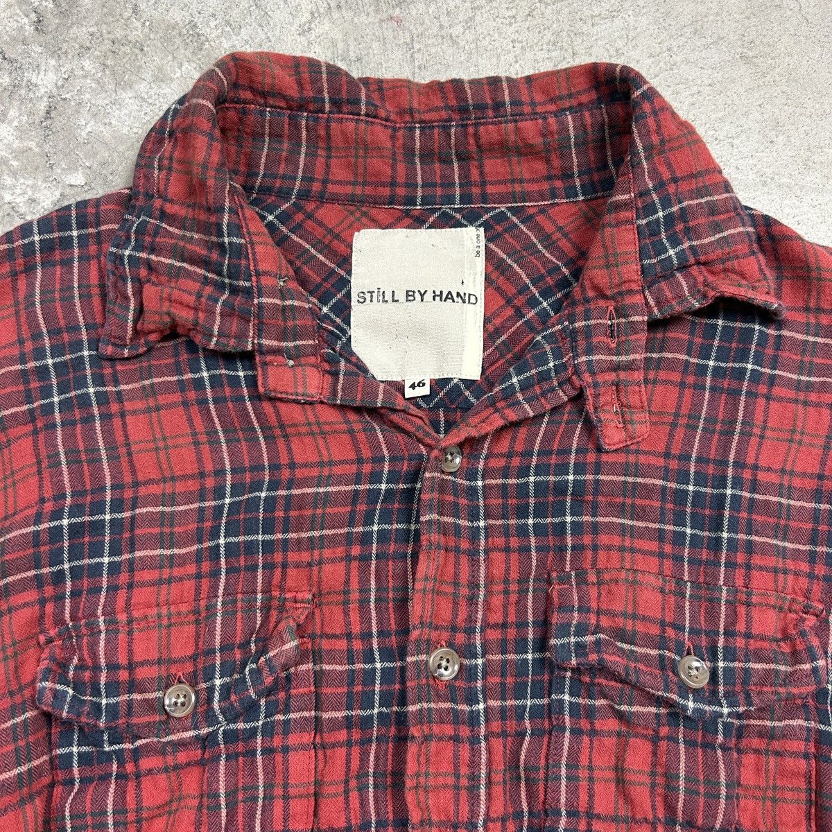 STILL BY HAND Still by Hand - Red Flannel Size US M / EU 48-50 / 2 - 13 Thumbnail