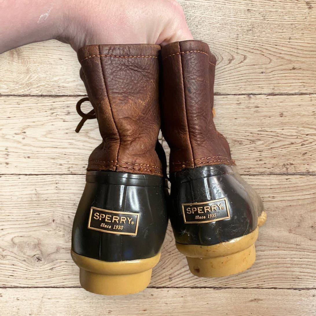 Sperry Sperry Classic Duck Boots Water-Resistant Leather Size 8 Size US 8 / IT 38 - 4 Thumbnail