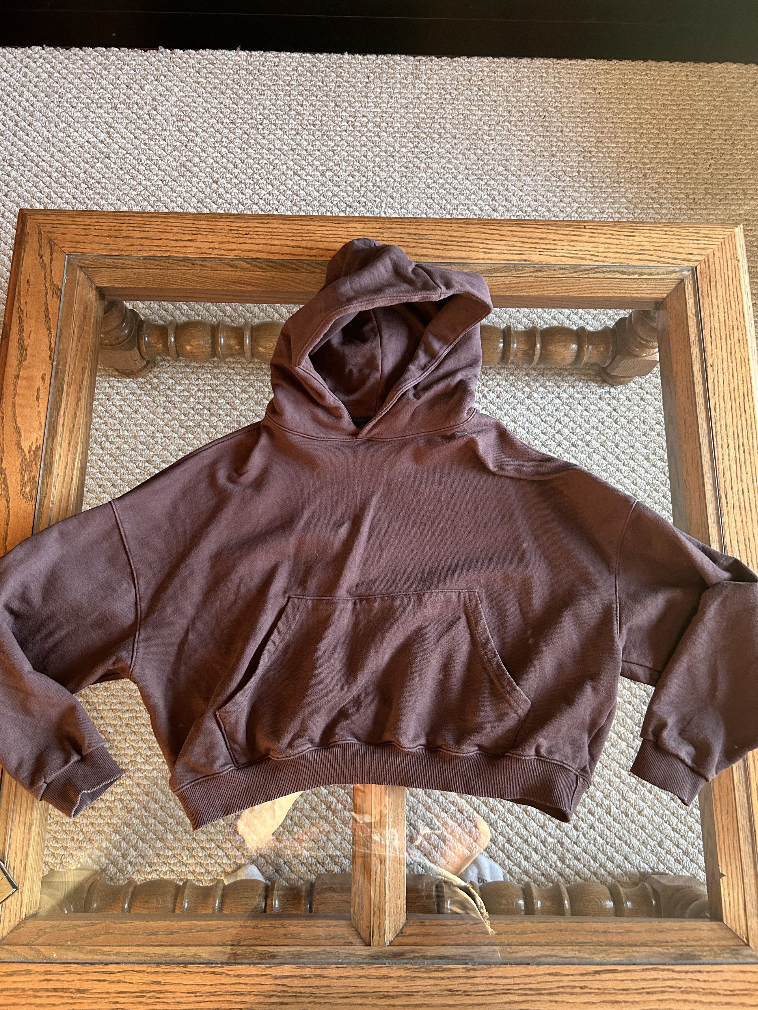 image of Adam Small Villain Hoodie in Brown, Men's (Size Large)