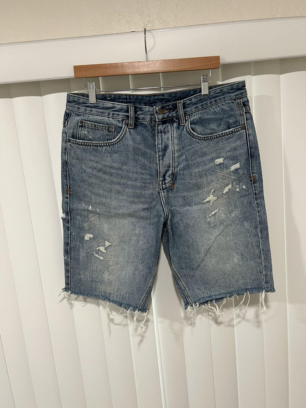 Ksubi Ksubi Wolf Denim Short Rekonize Ruins Size US 34 / EU 50 - 1 Thumbnail