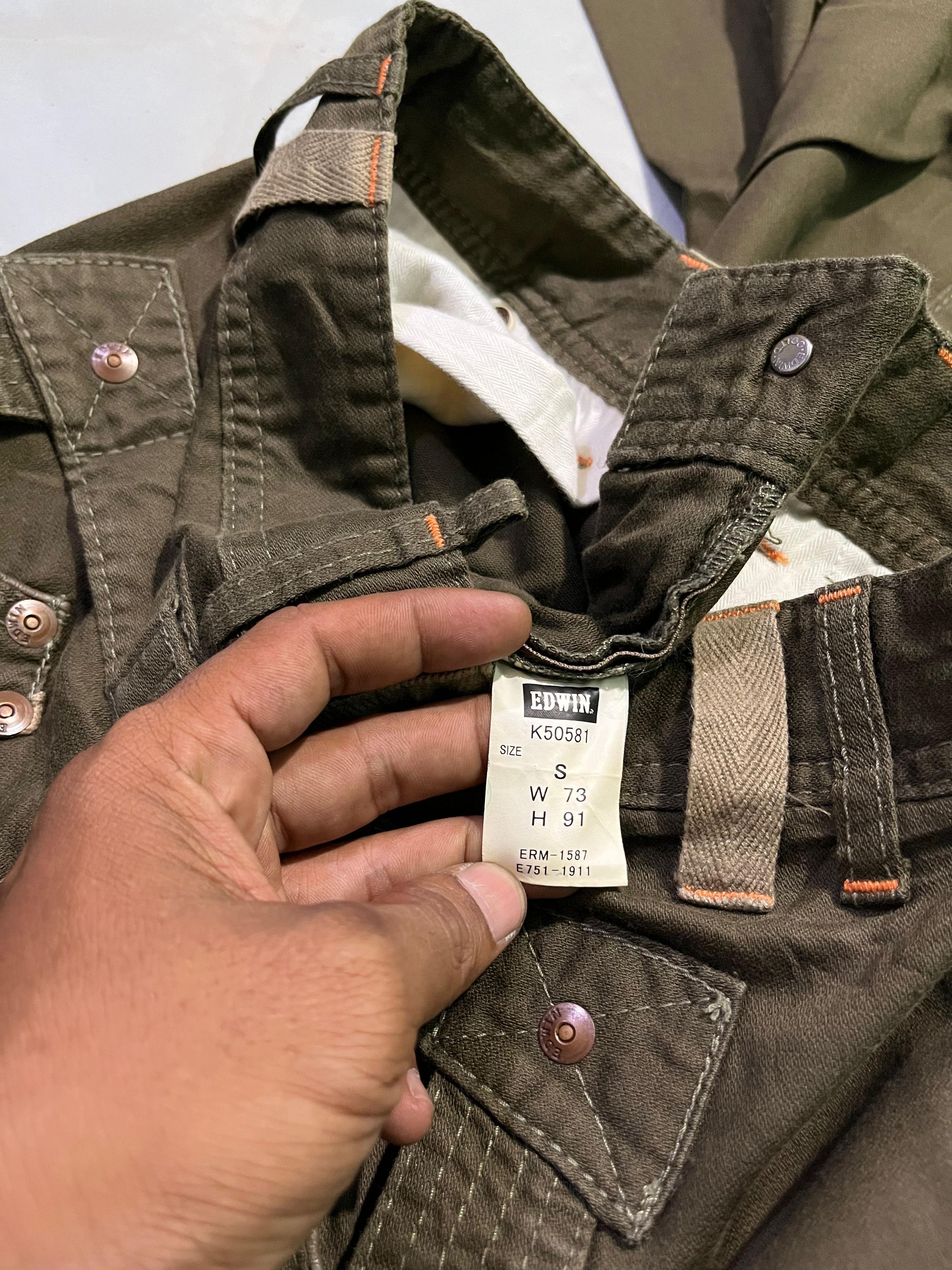 Edwin × If Six Was Nine × Japanese Brand Edwin Buckle Back Pants Size US 30 / EU 46 - 8 Thumbnail
