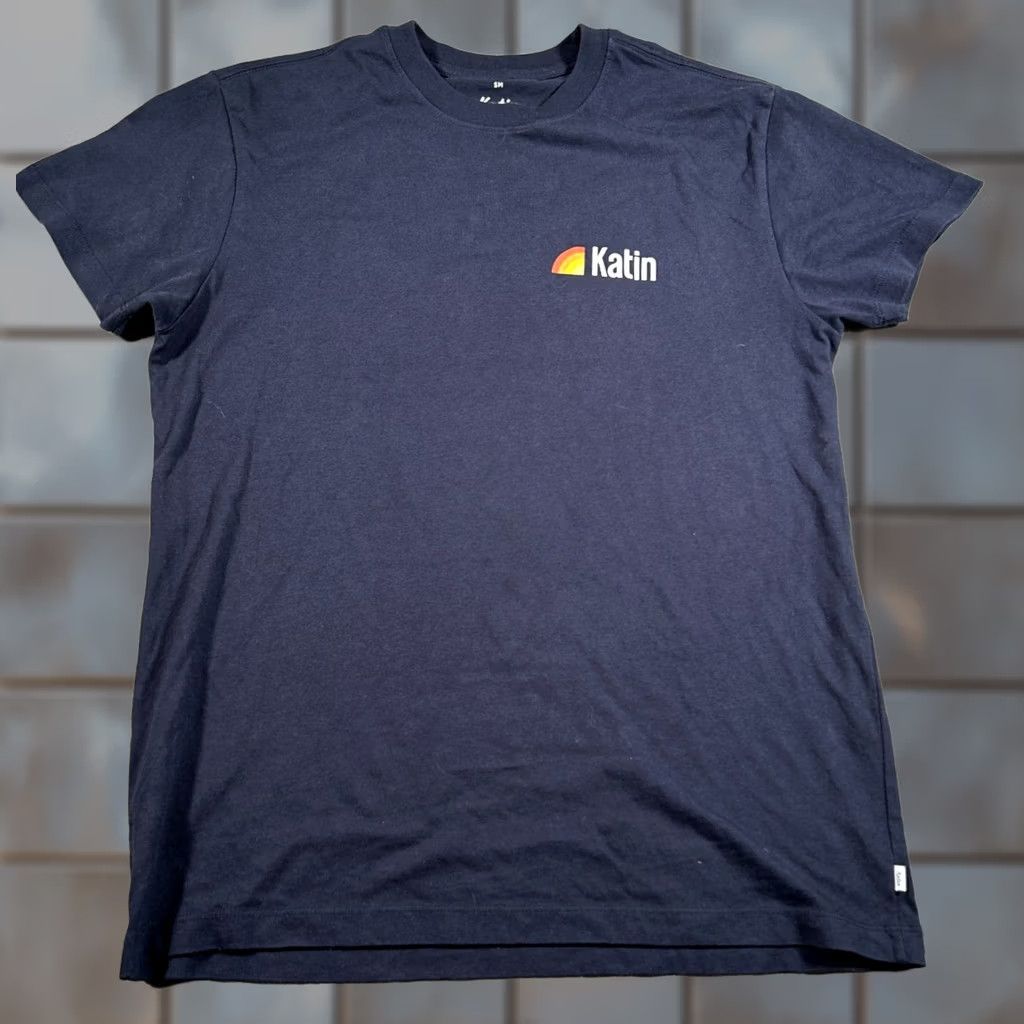 Katin Katin Country Tee Shirt Mens Small Blue Graphic Surf Trunks Casual Wear Size US S / EU 44-46 / 1 - 1 Thumbnail