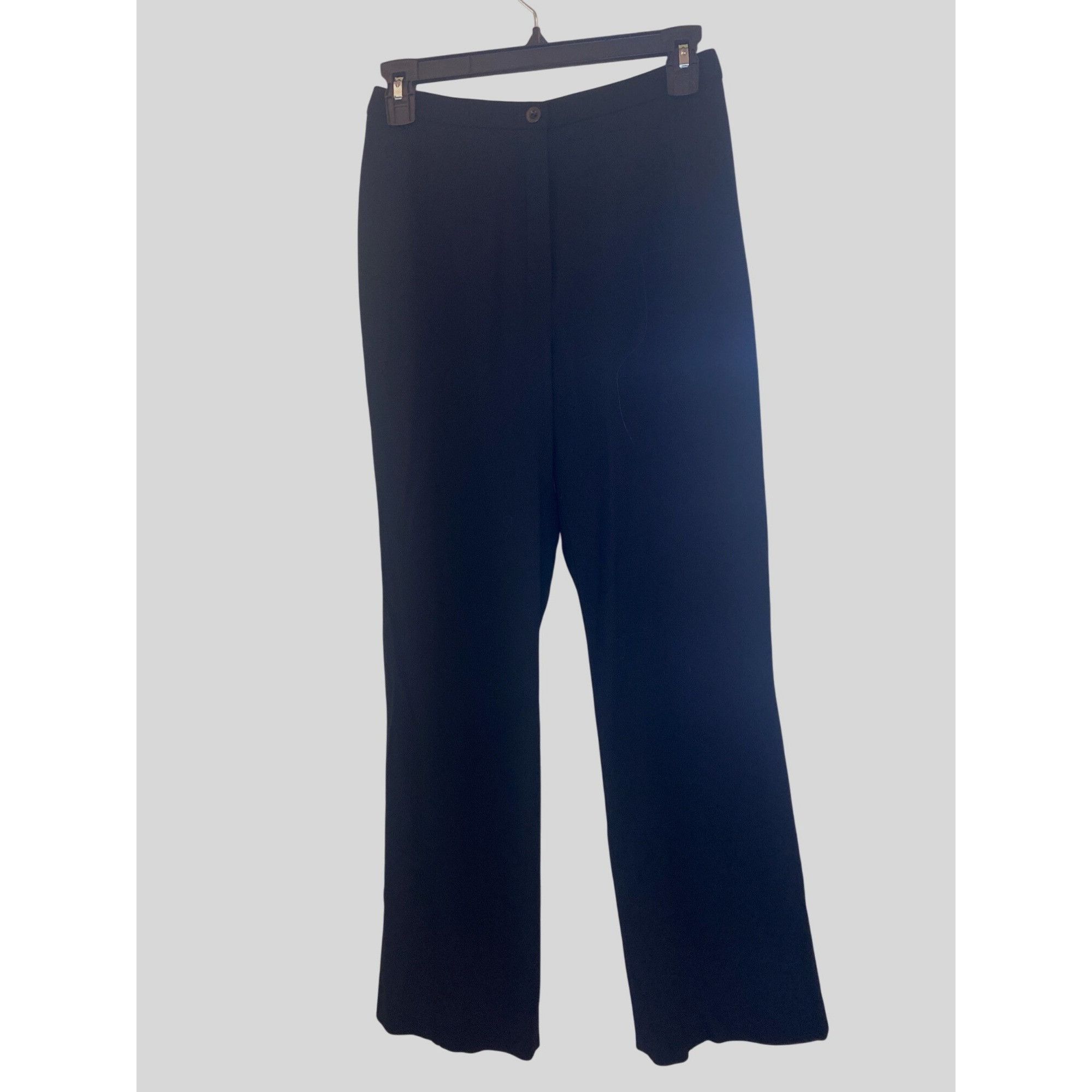 Escada Escada Wool High Rise Dress Pants 36 Small Black 30" inseam Size 26" / US 2 / IT 38 - 1 Thumbnail