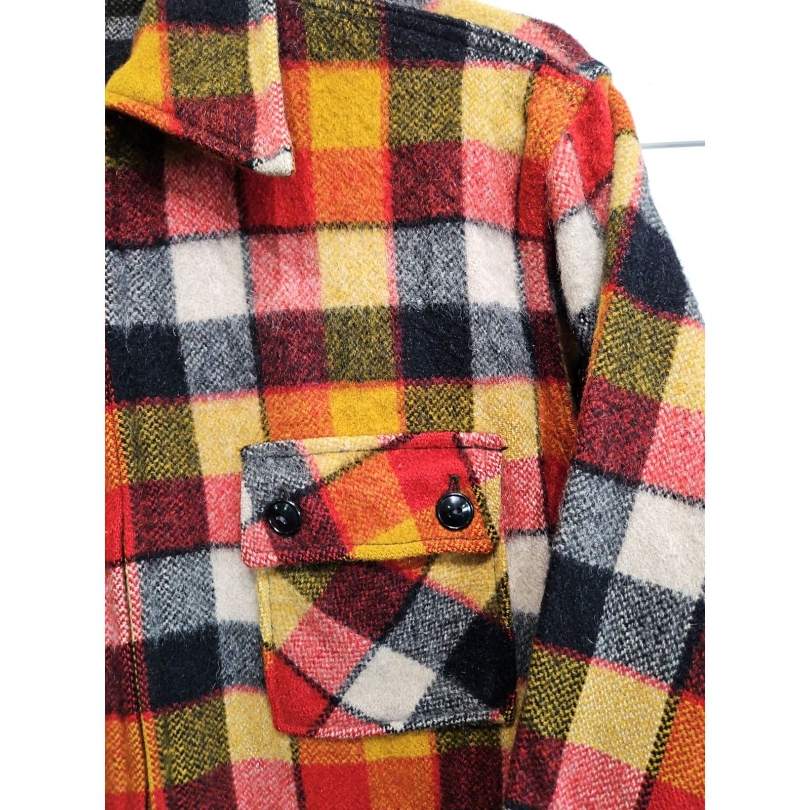 Vintage VINTAGE Bemidji Woolen Mills Full Zip USA Made Plaid Shirt Jacket Mens Large Size US L / EU 52-54 / 3 - 2 Thumbnail