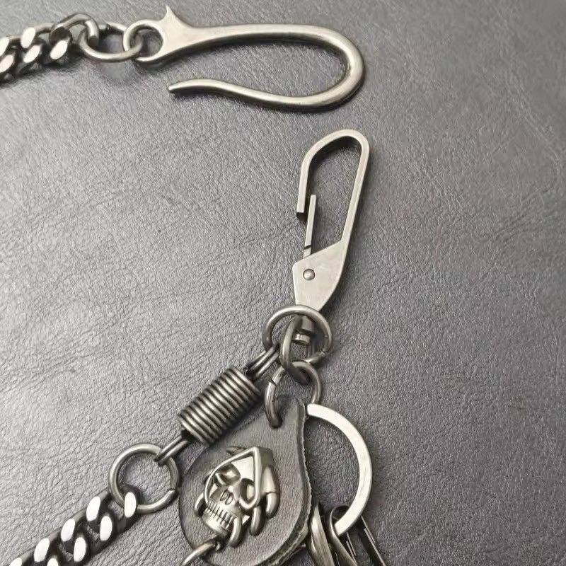 Japanese Brand × Vintage Vintage Keychain Jeans Chain Skull Dagger Belt Chain Size ONE SIZE - 5 Thumbnail