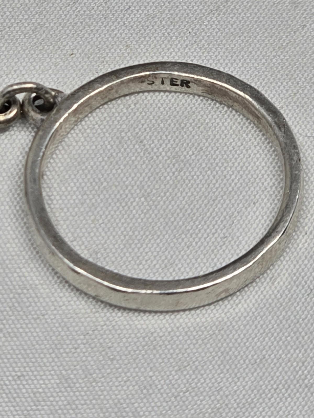 Other James Avery Retired Cross Dangle Ring Sterling Size 5 Size ONE SIZE - 4 Thumbnail