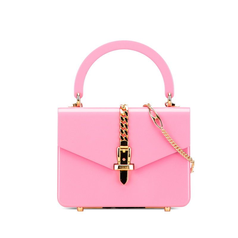 Gucci Gucci Sylvie 1969 Plastic 2way Handbag Plastic Shoulder Bag 589482 DUTY FREE for USA
