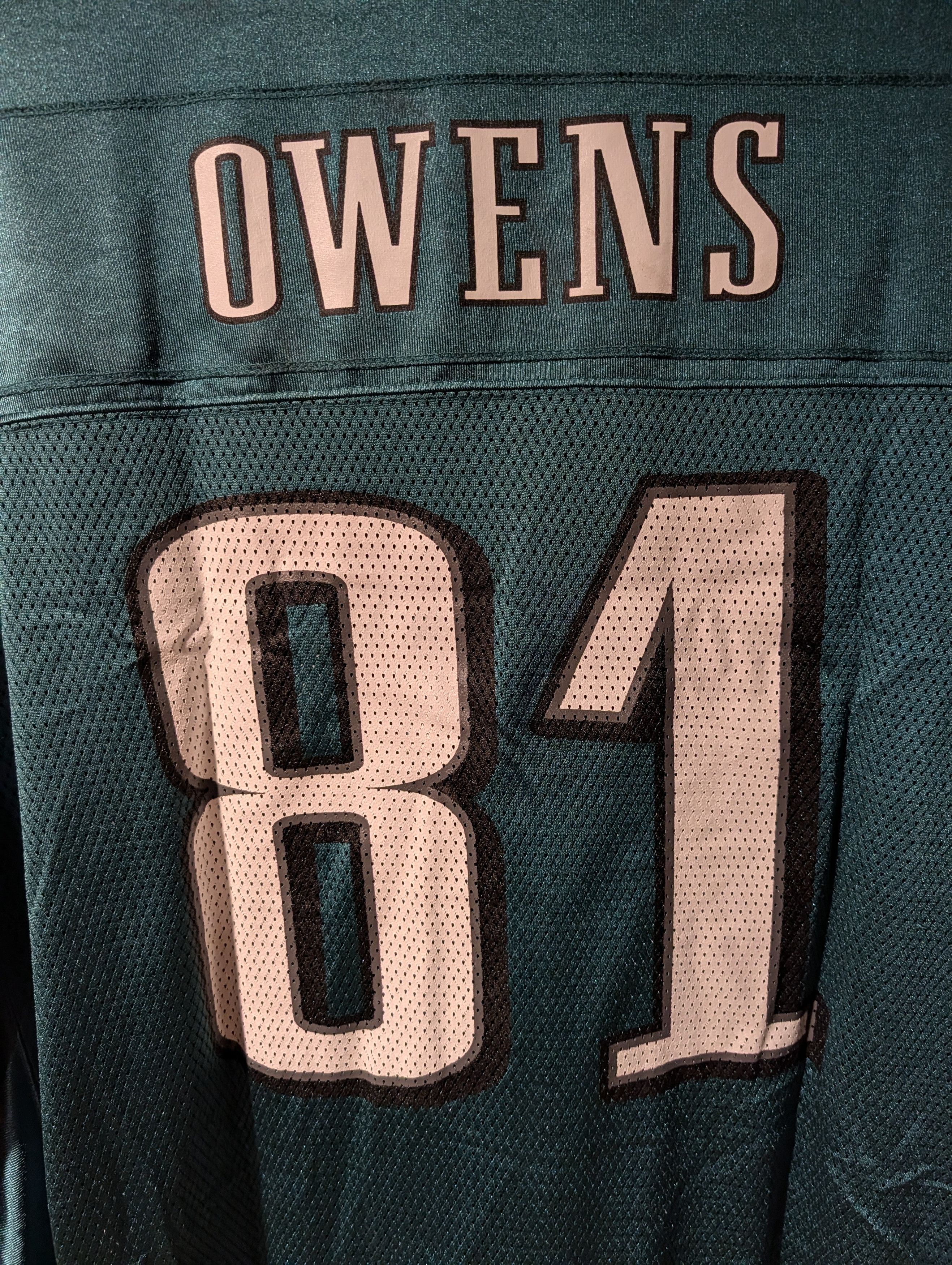 NFL Y2K Reebok Philadelphia Eagles Terrell Owens #81 Jersey Size US XL / EU 56 / 4 - 2 Thumbnail