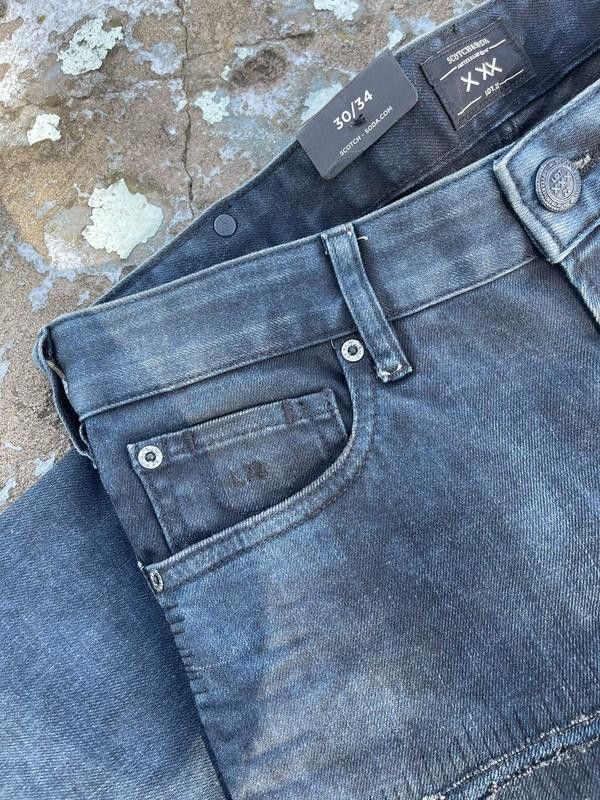 Scotch & Soda Scotch&Soda Dark Blue Washed Style Jeans 30 Size US 30 / EU 46 - 3 Thumbnail