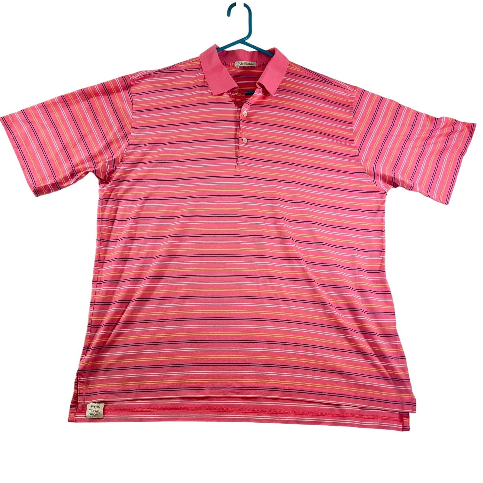 Peter Millar Peter Millar Polo Shirt Double Mercerized Cotton Mens XL Size US XL / EU 56 / 4 - 1 Thumbnail