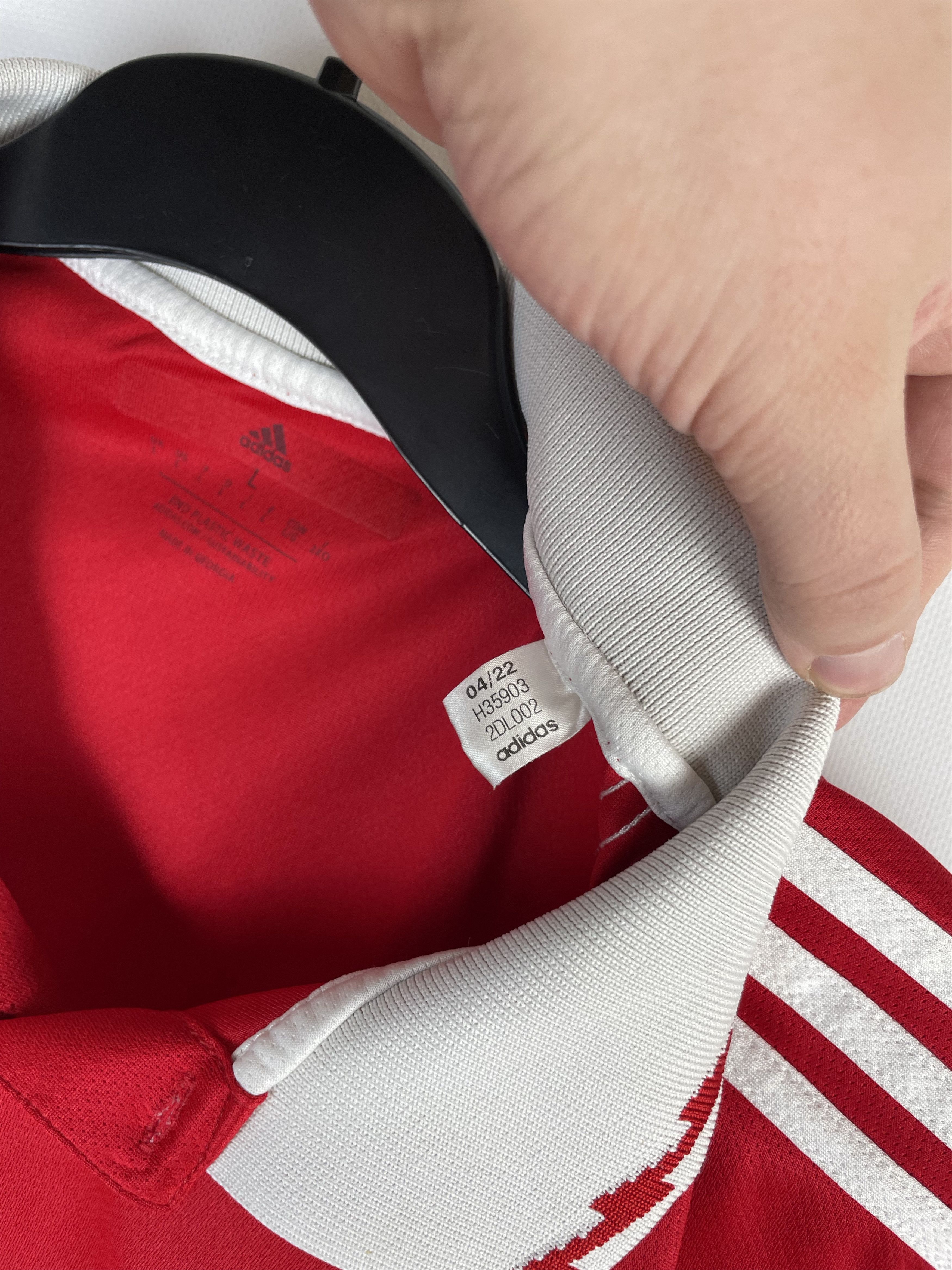 Adidas × Vintage Adidas Arsenal Jersey Tshirt Tee Size US L / EU 52-54 / 3 - 7 Thumbnail