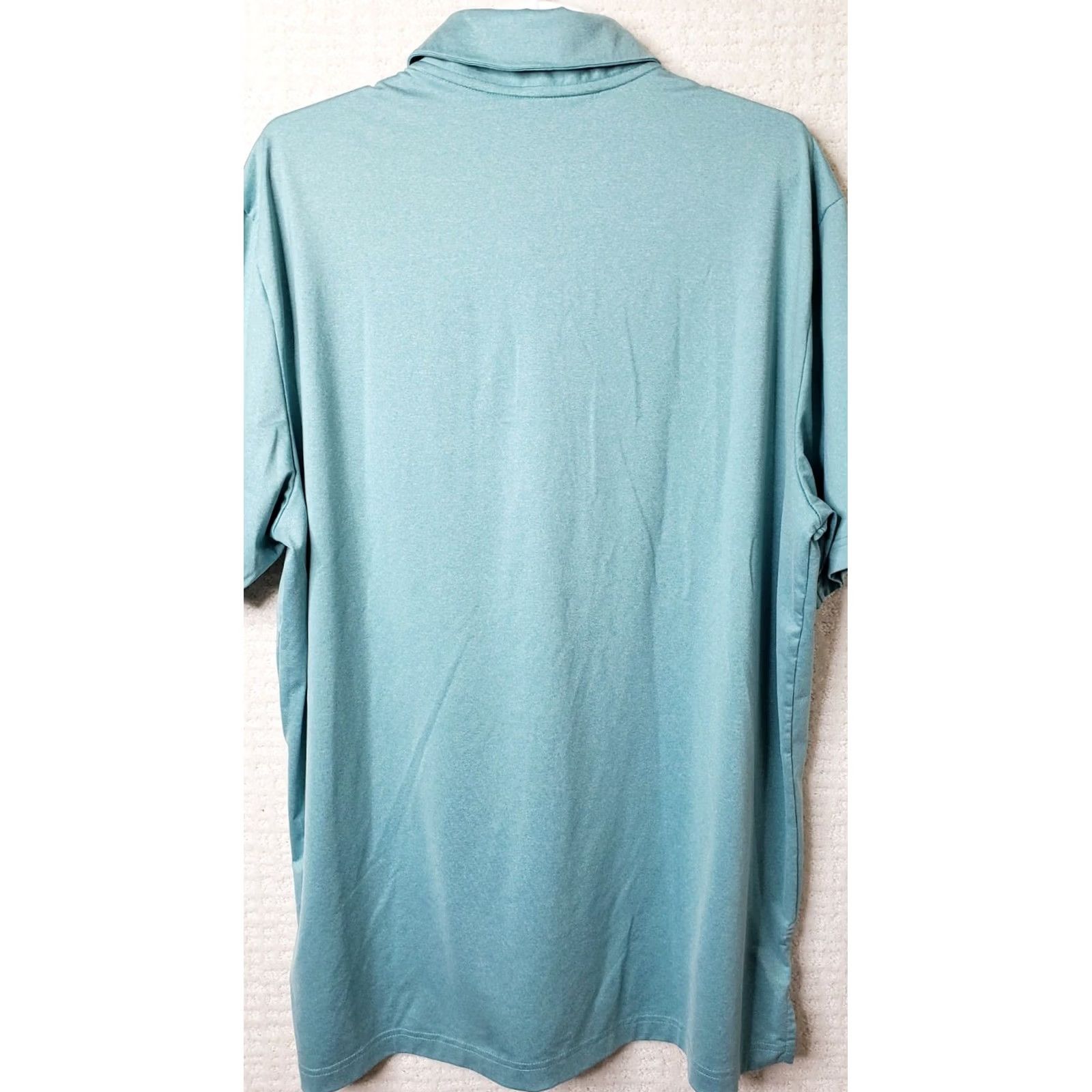 Adidas Adidas Polo Shirt Men XL Short Sleeve Blue Polyester Golf Polo Logo Size US XL / EU 56 / 4 - 7 Thumbnail
