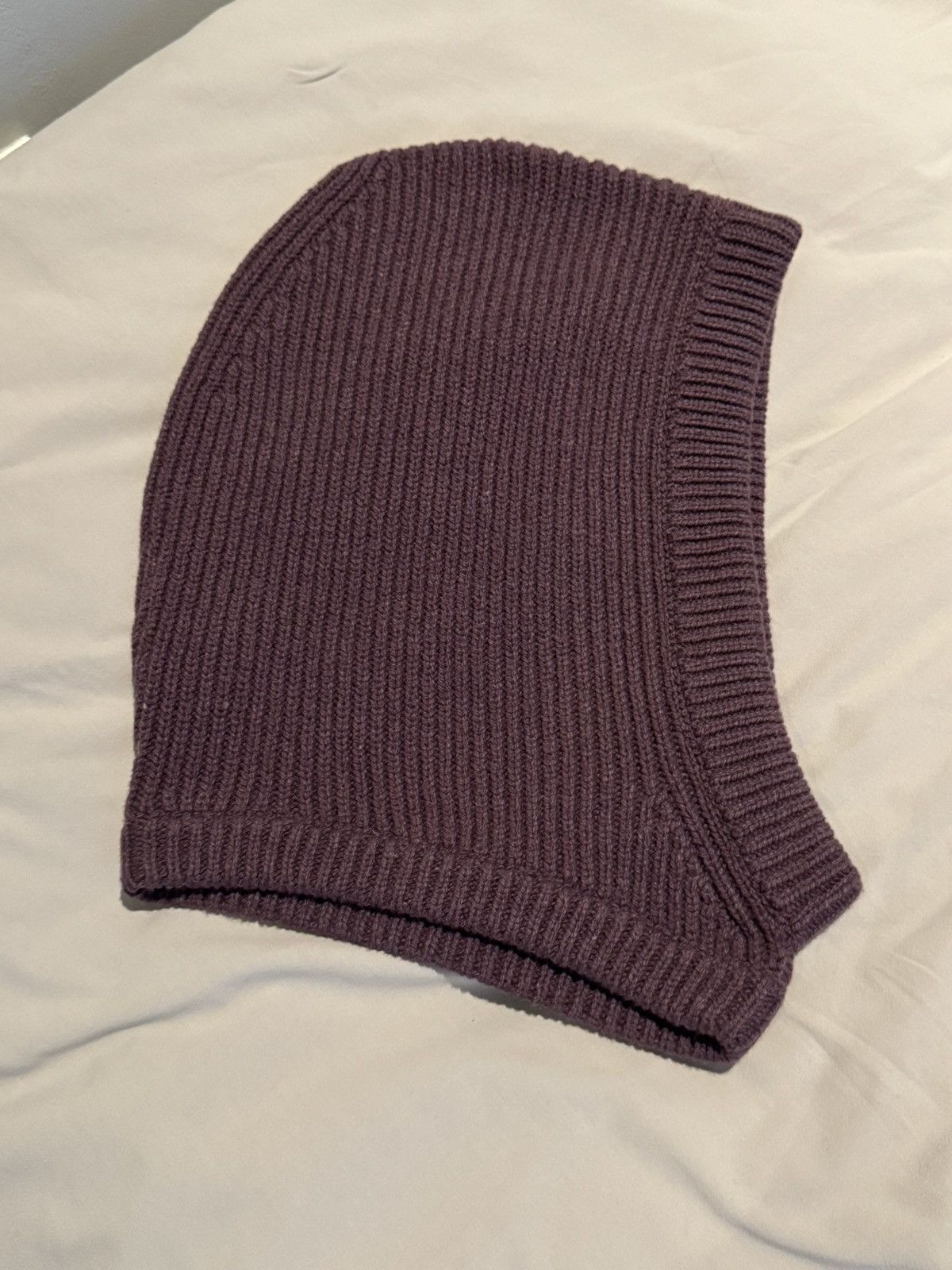 Rick Owens Rick Owens FW23 Amethyst Balaclava Hood Size ONE SIZE - 3 Thumbnail