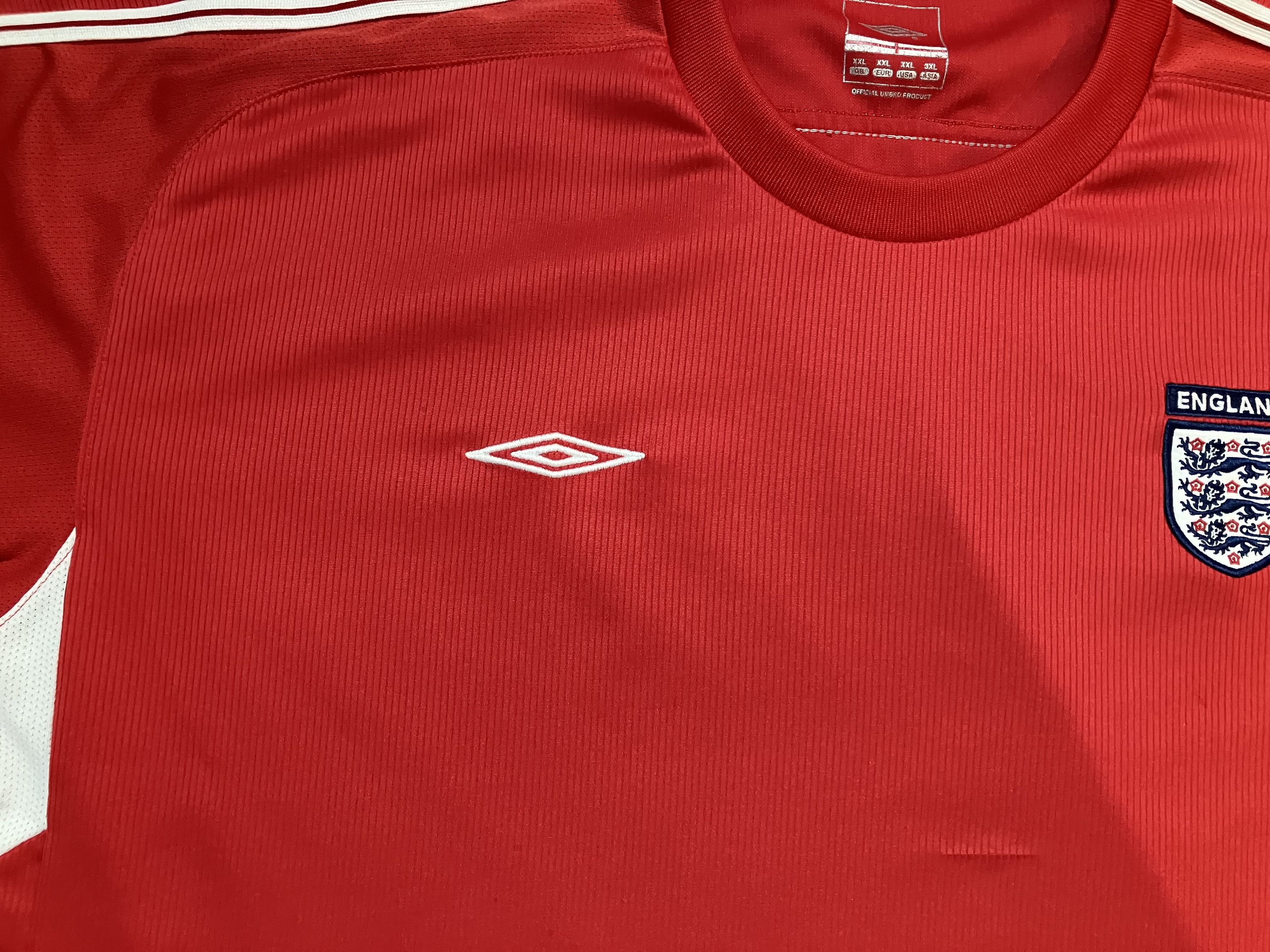 Umbro BLOKECORE Vintage UMBRO England Jersey T shirt Tee Soccer Size US XXL / EU 58 / 5 - 3 Thumbnail