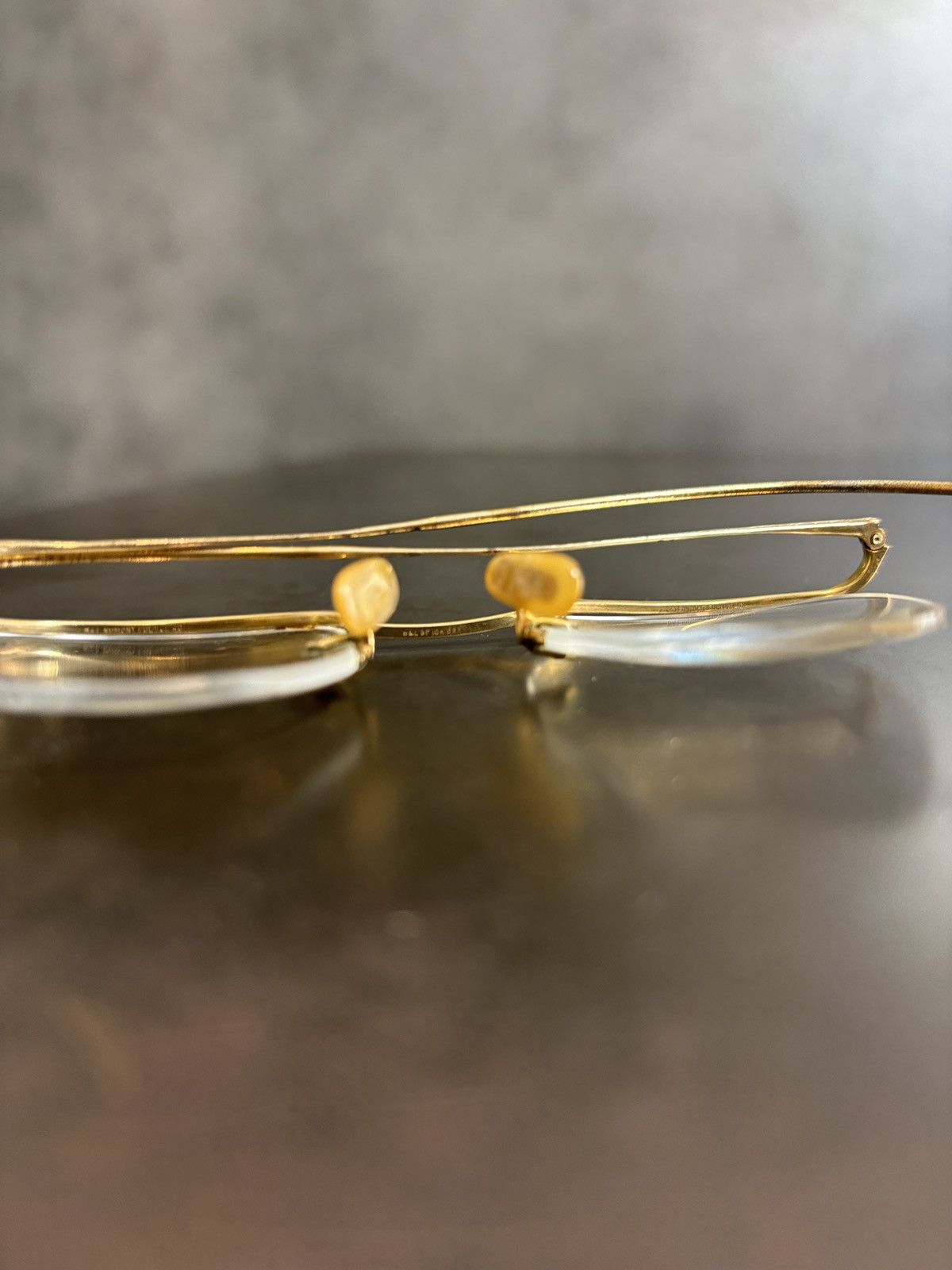 Bausch & Lomb Antique B&L Eyeglasses 1930s Bausch GoldFill HalfRim Frames Size ONE SIZE - 6 Thumbnail