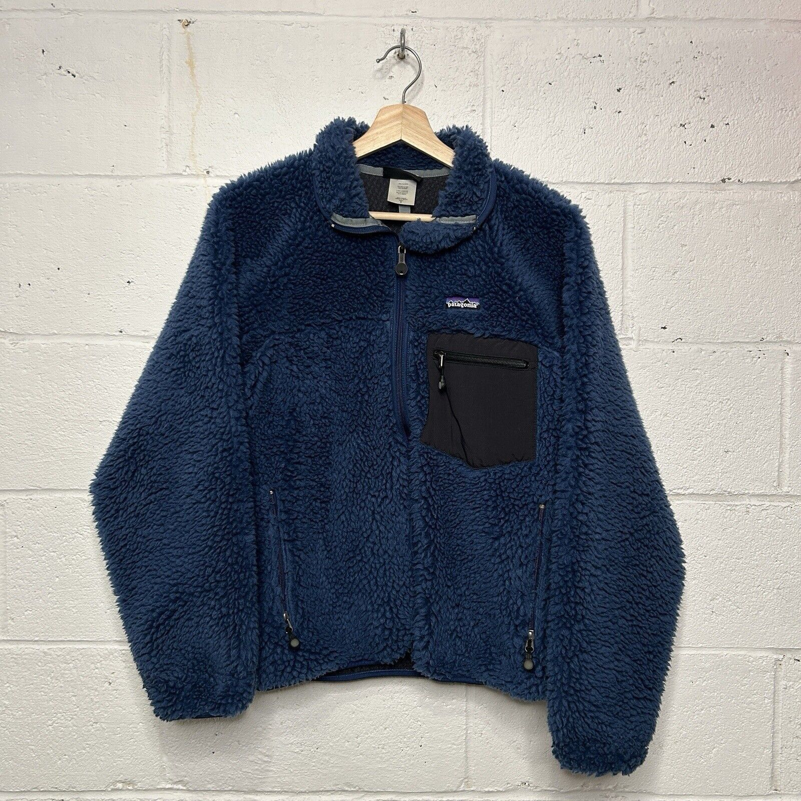 Patagonia Vintage Patagonia Retro X Deep Pile Fleece Jacket “Blue” Size US S / EU 44-46 / 1 - 1 Thumbnail