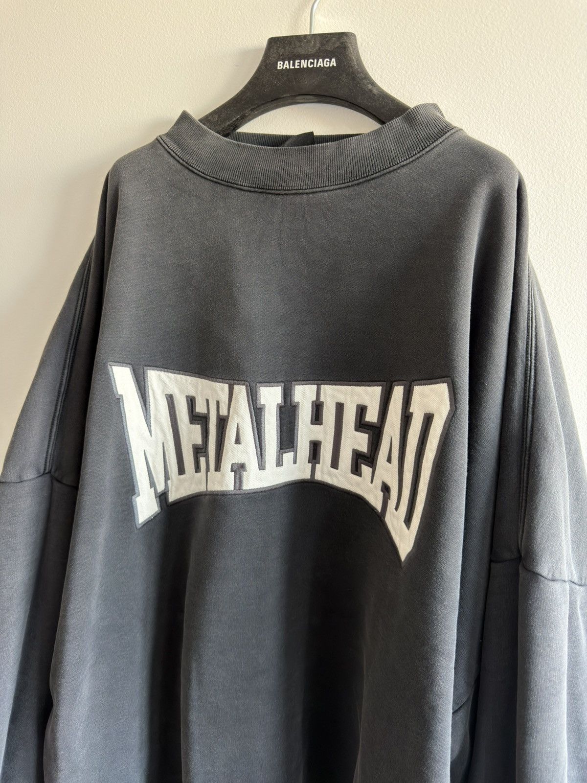 Balenciaga *RARE* BALENCIAGA DEMNA METALHEAD INSIDE OUT CREWNECK LARGE Size US L / EU 52-54 / 3 - 2 Thumbnail