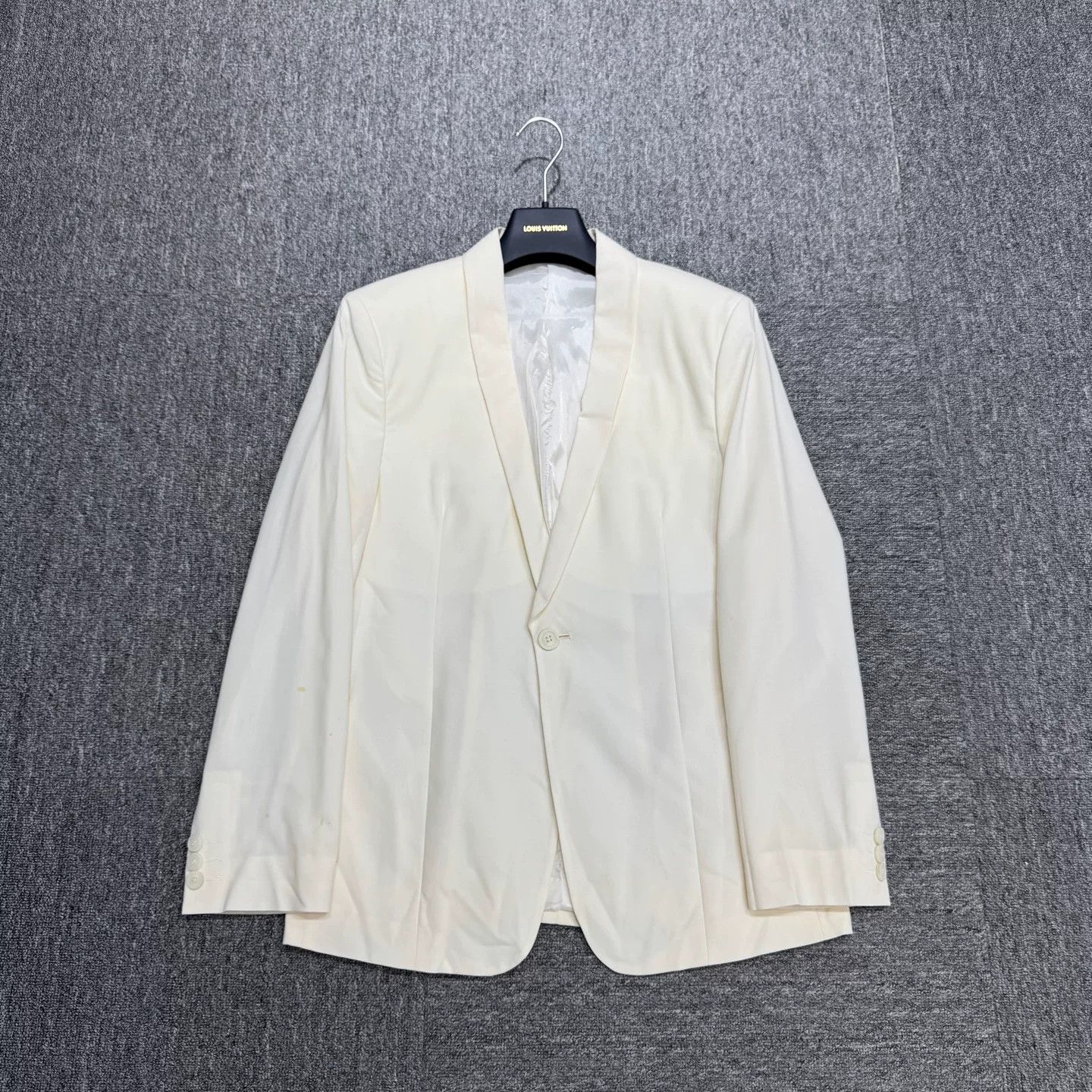 Emporio Armani Emporio Armani Solid Wool Blazer Size US S / EU 44-46 / 1 - 1 Thumbnail