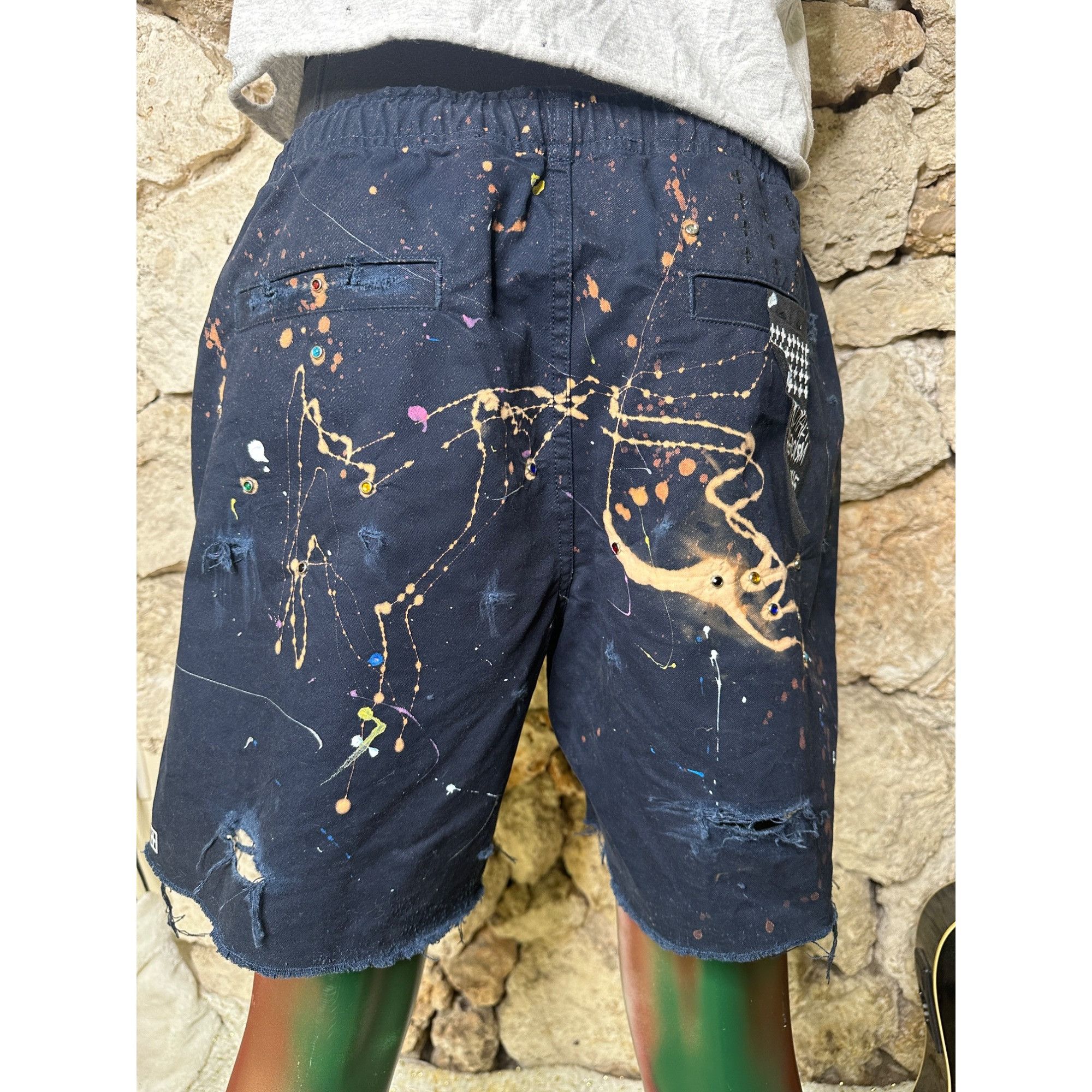 Ksubi DRO Lab LTD Custom 1/1 ART x Ksubi Shorts Size US 36 / EU 52 - 15 Thumbnail