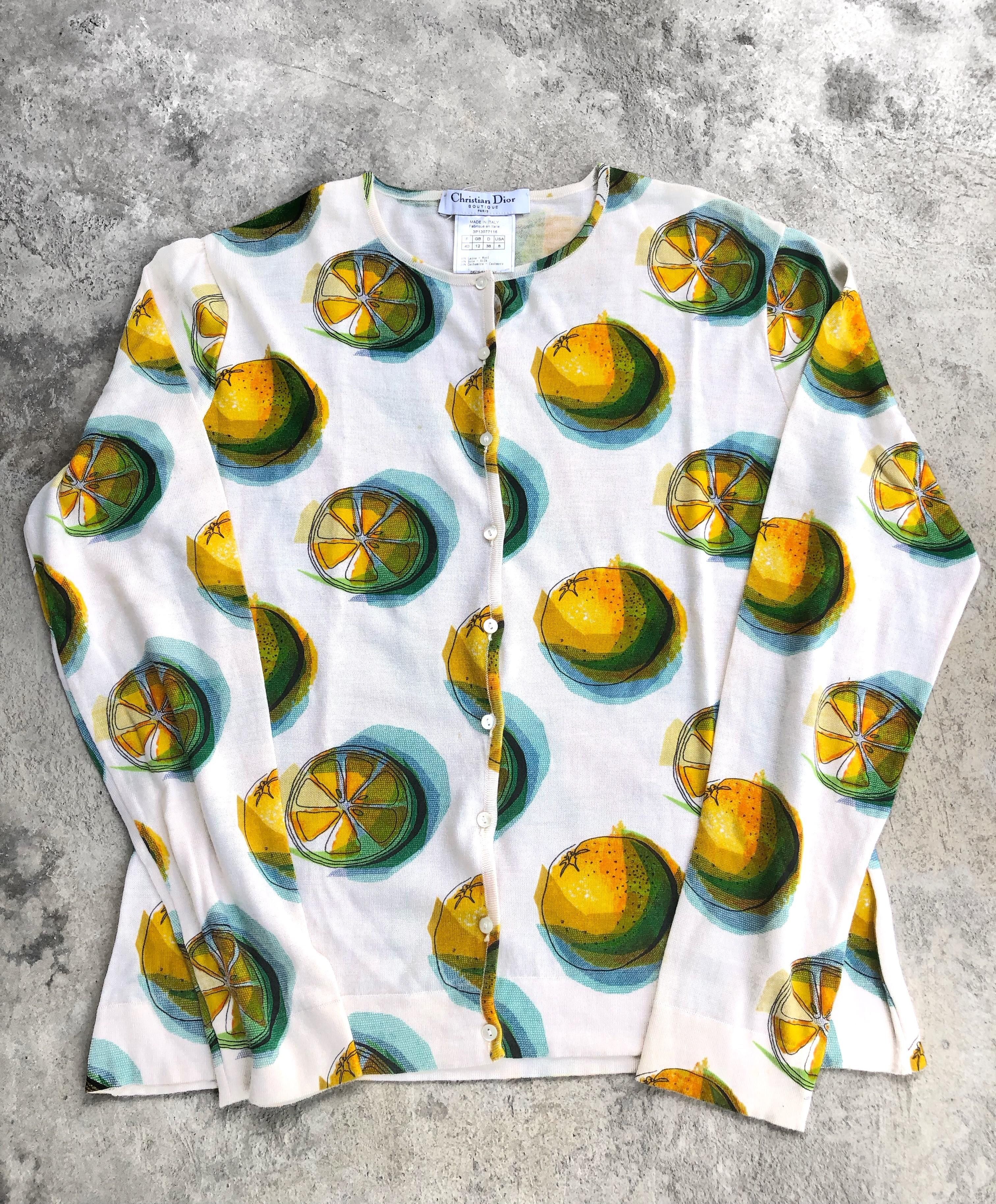 Dior × John Galliano Dior Fruites John Galliano Size M / US 6-8 / IT 42-44 - 1 Thumbnail