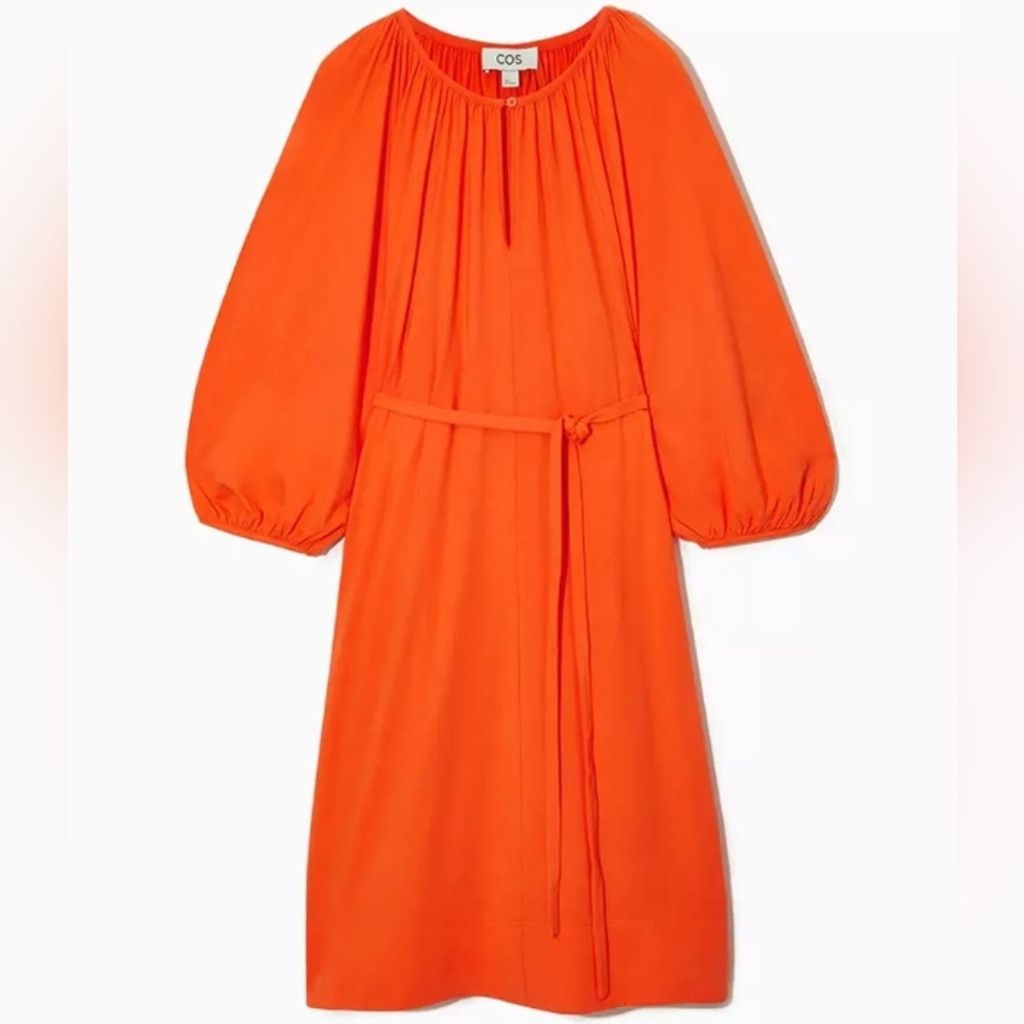 Cos NWT COS Belted Puff-Sleeved Dress Size M / US 6-8 / IT 42-44 - 5 Thumbnail