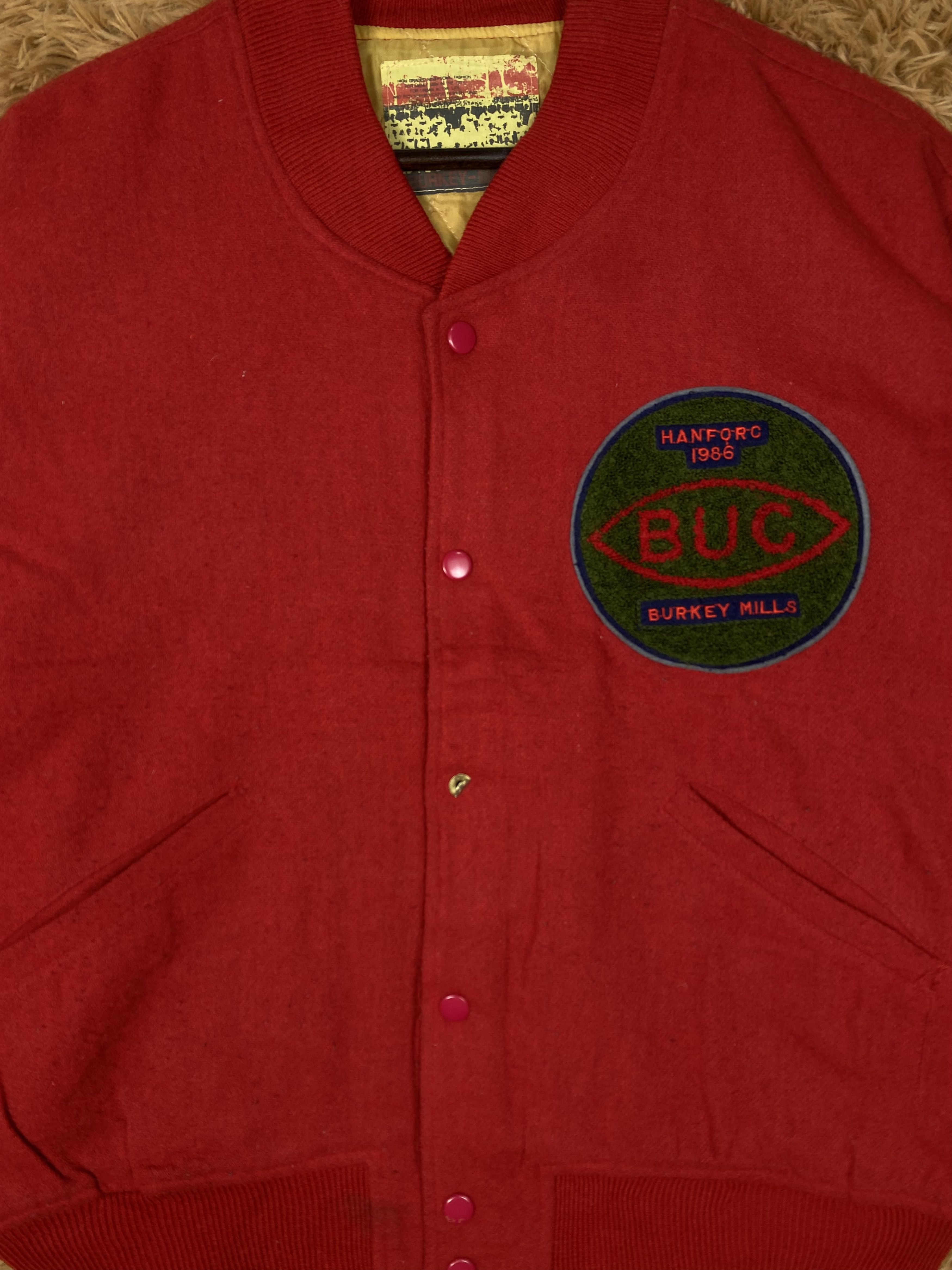 Vintage Vintage Burkey Hills Varsity Jacket DJ0311 Size US L / EU 52-54 / 3 - 4 Thumbnail