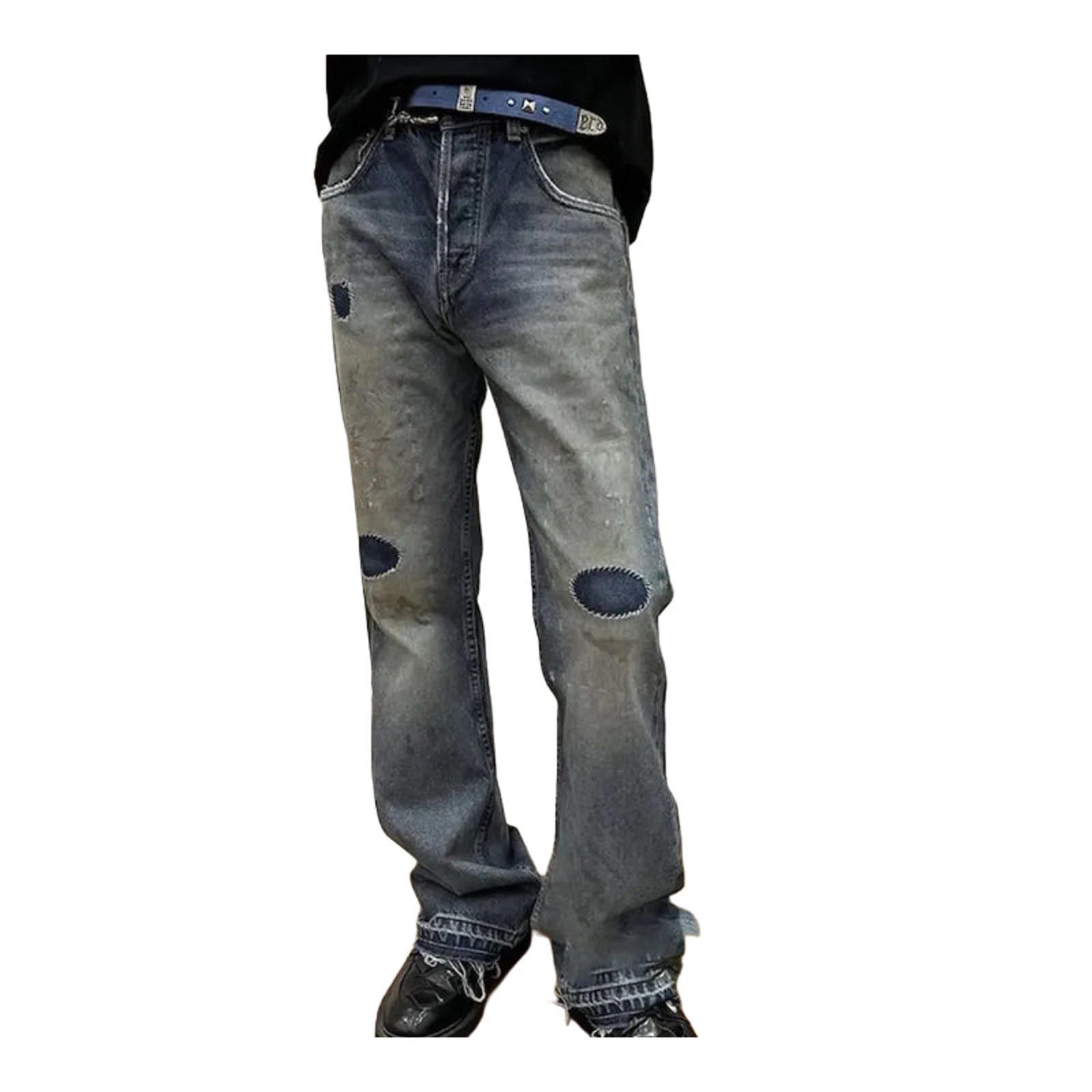 Vintage Distressed Flare Leg Jeans Size US 30 / EU 46 - 2 Thumbnail