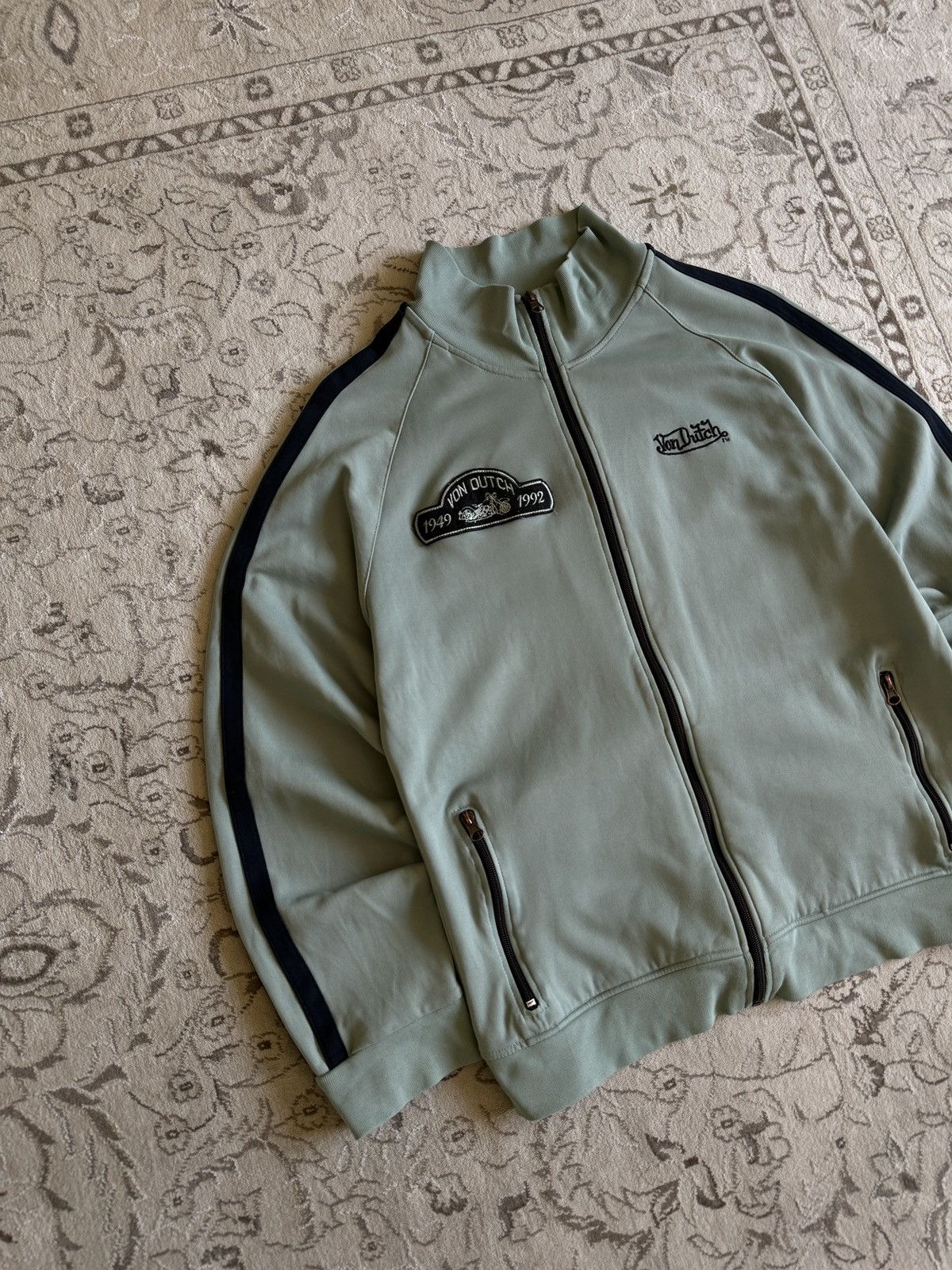 Von Dutch Vintage Von Dutch Multi Logo Zip Track Jacket Y2K Size US M / EU 48-50 / 2 - 4 Thumbnail