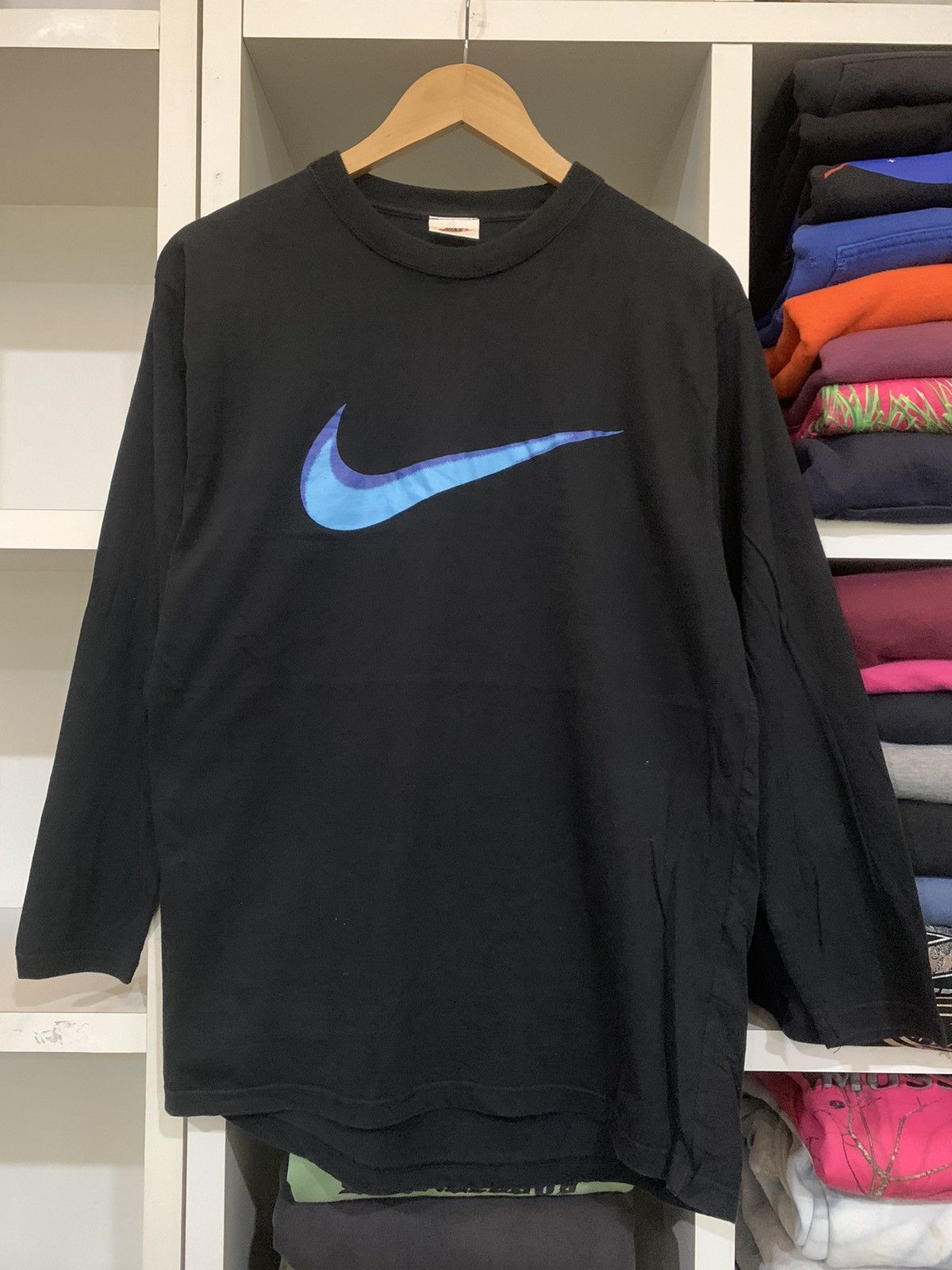 Nike Vintage Nike Swoosh Big Logo Size US L / EU 52-54 / 3 - 2 Thumbnail