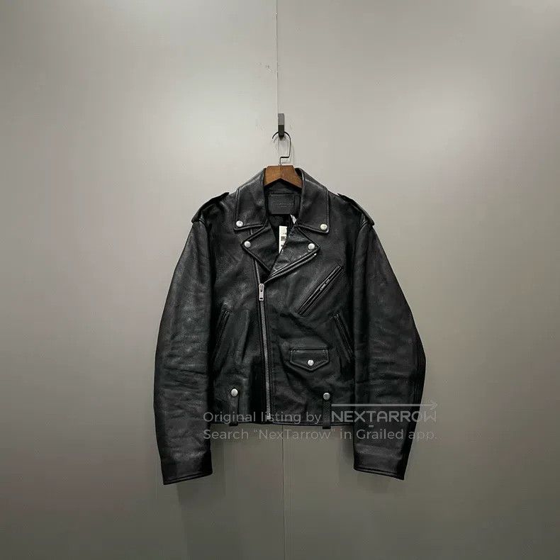 Givenchy Givenchy Size48 Back Animal Print Leather Jacket Size 48 Size US M / EU 48-50 / 2 - 6 Thumbnail