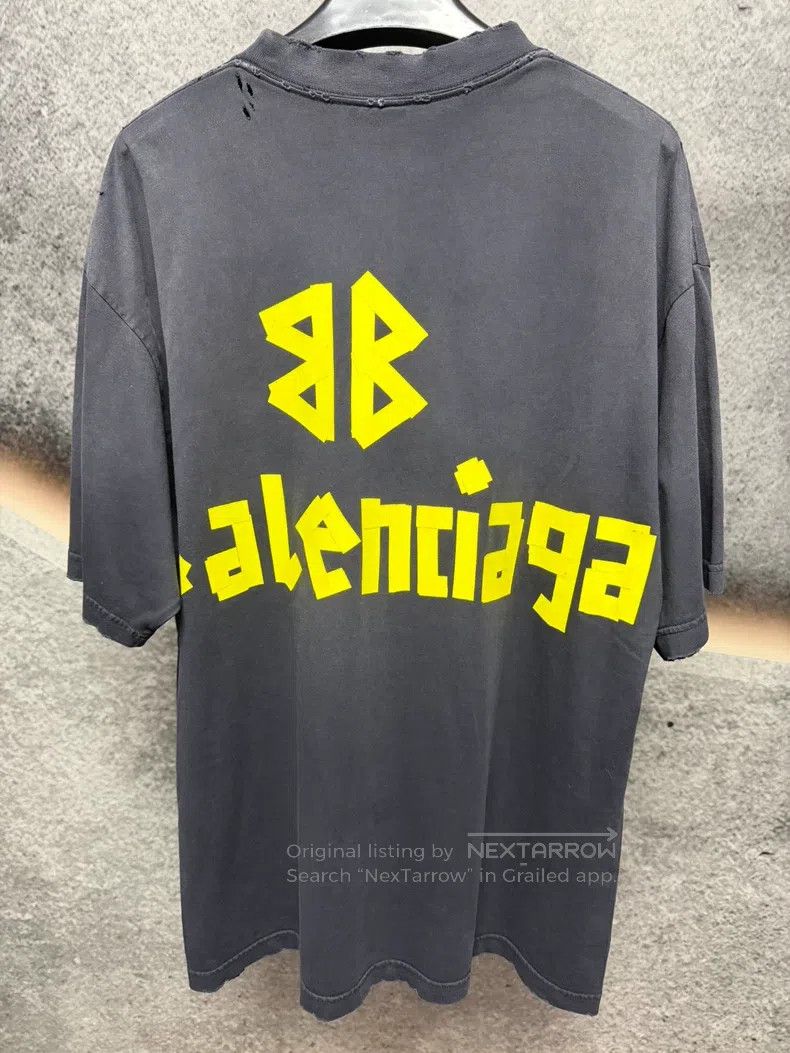 Balenciaga Balenciaga Tape T-Shirt Size US S / EU 44-46 / 1 - 2 Thumbnail