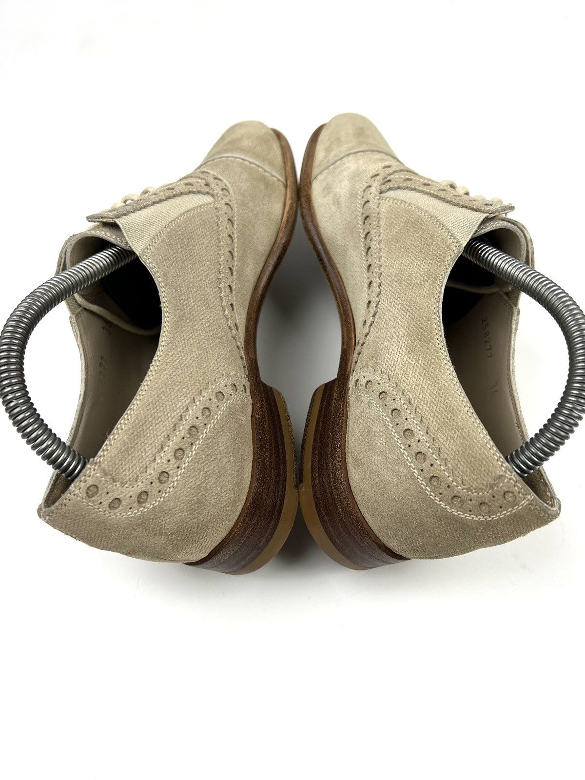 Gucci GUCCI Oxford Suede Shoes Beige Wmn’s Made in Italy Size US 6 / IT 36 - 9 Thumbnail
