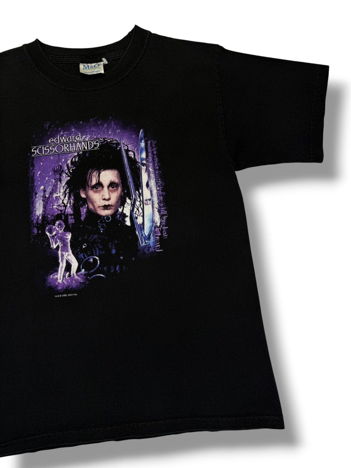 Vintage Vintage 2001 Edward Scissorhands Movie Tee Shirt Size US S / EU 44-46 / 1 - 4 Thumbnail