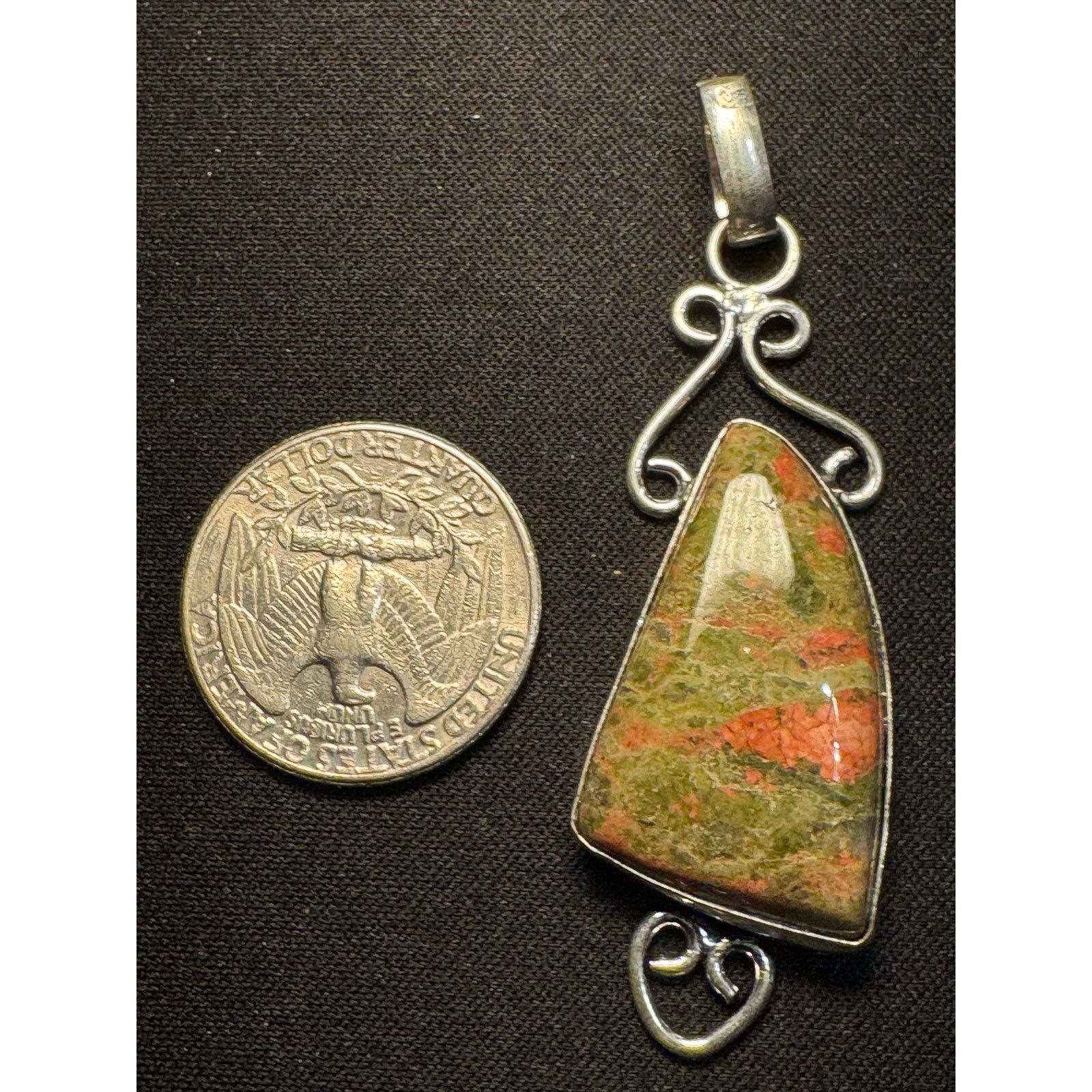 Other Rhodochrosite 925 Sterling Silver Pendant Size ONE SIZE - 3 Thumbnail