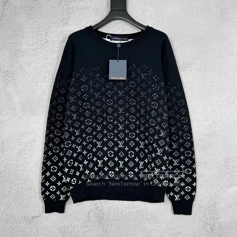 Louis Vuitton Louis Vuitton Gradient full logo knit sweater Size US XL / EU 56 / 4 - 1 Thumbnail