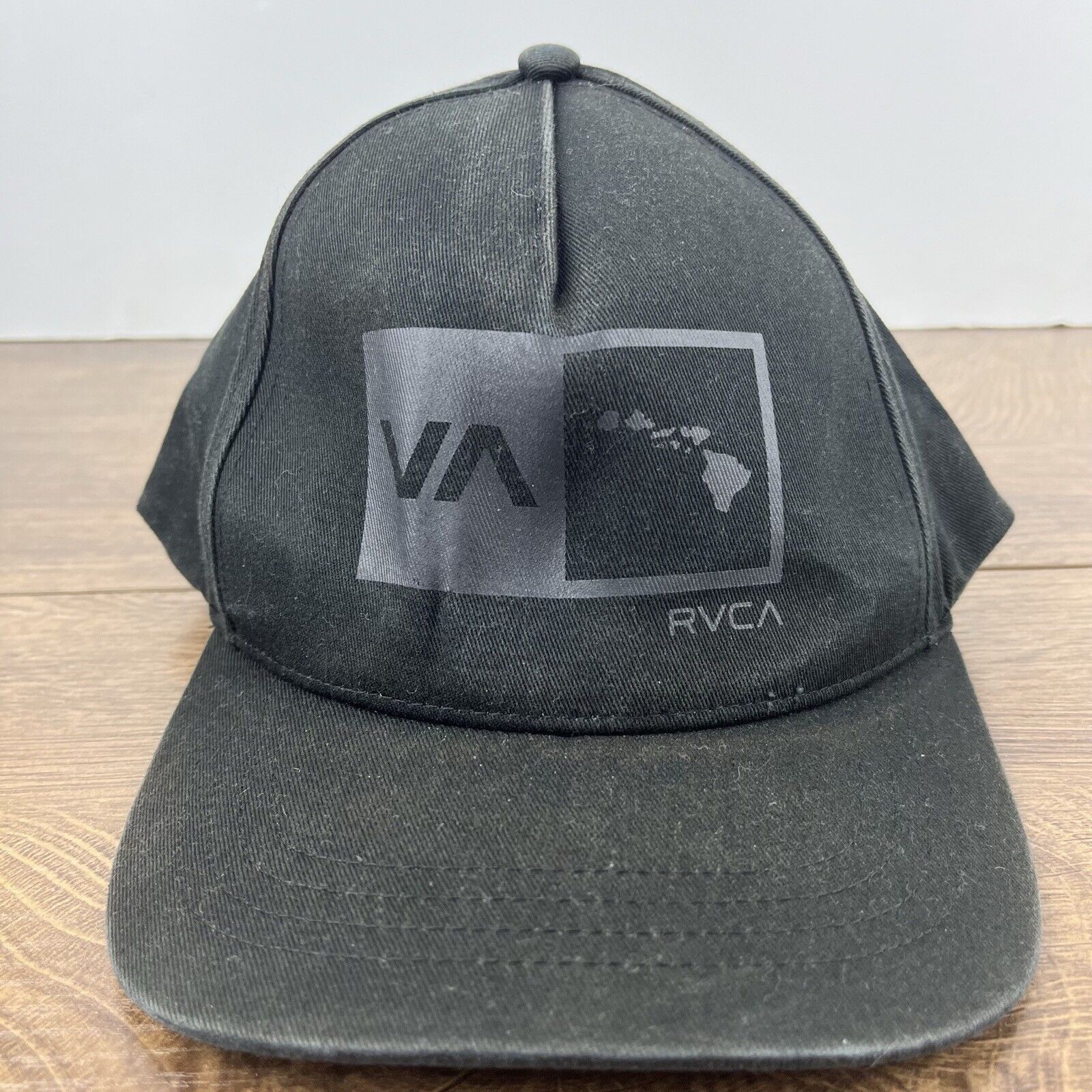RVCA RVCA Hat RVCA Cap Snapback Hat Black Hat Adjustable Black Ad Size ONE SIZE - 6 Thumbnail