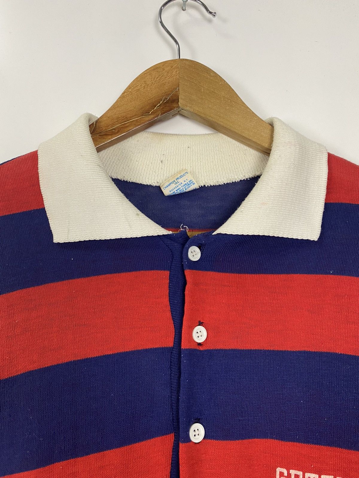 Champion × Vintage Vintage 80’s Champion Made USA polo Size US M / EU 48-50 / 2 - 8 Thumbnail