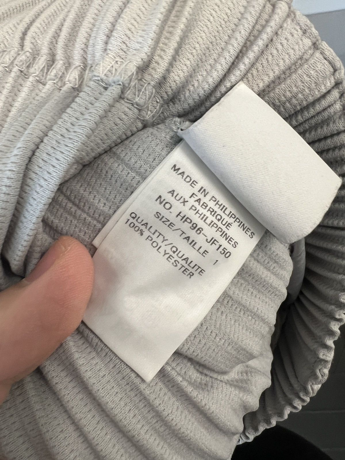 Homme Plisse Issey Miyake × Issey Miyake × Pleats Please Issey Miyake Issey Miyake Homme Plisse Pleats Gray Size US 30 / EU 46 - 3 Thumbnail