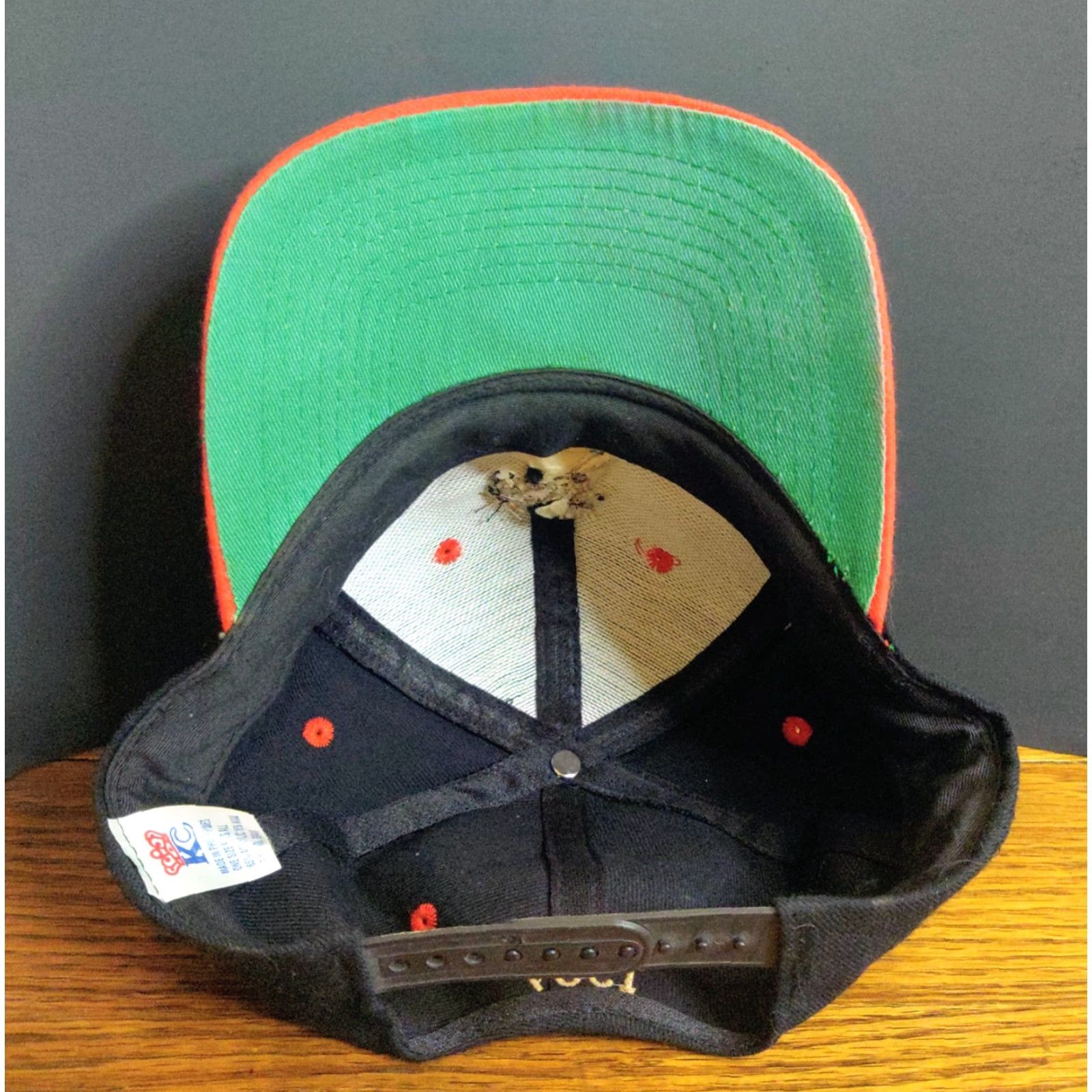 Vintage KC Trucker Hat Black Red Snapback Deer Embroidery Vintage KC Hat Adjustable Unisex Adults 90s Funny Hunting Animals Mens Women’s Size ONE SIZE - 7 Thumbnail